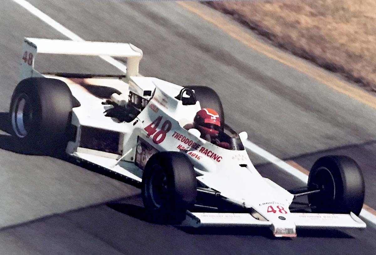 1980 Mike Mosley Race Used All American Racers IndyCar Helmet