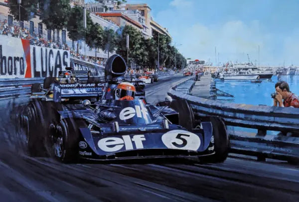 Monaco Grand Prix 1973 Available with 14 Autogaphs