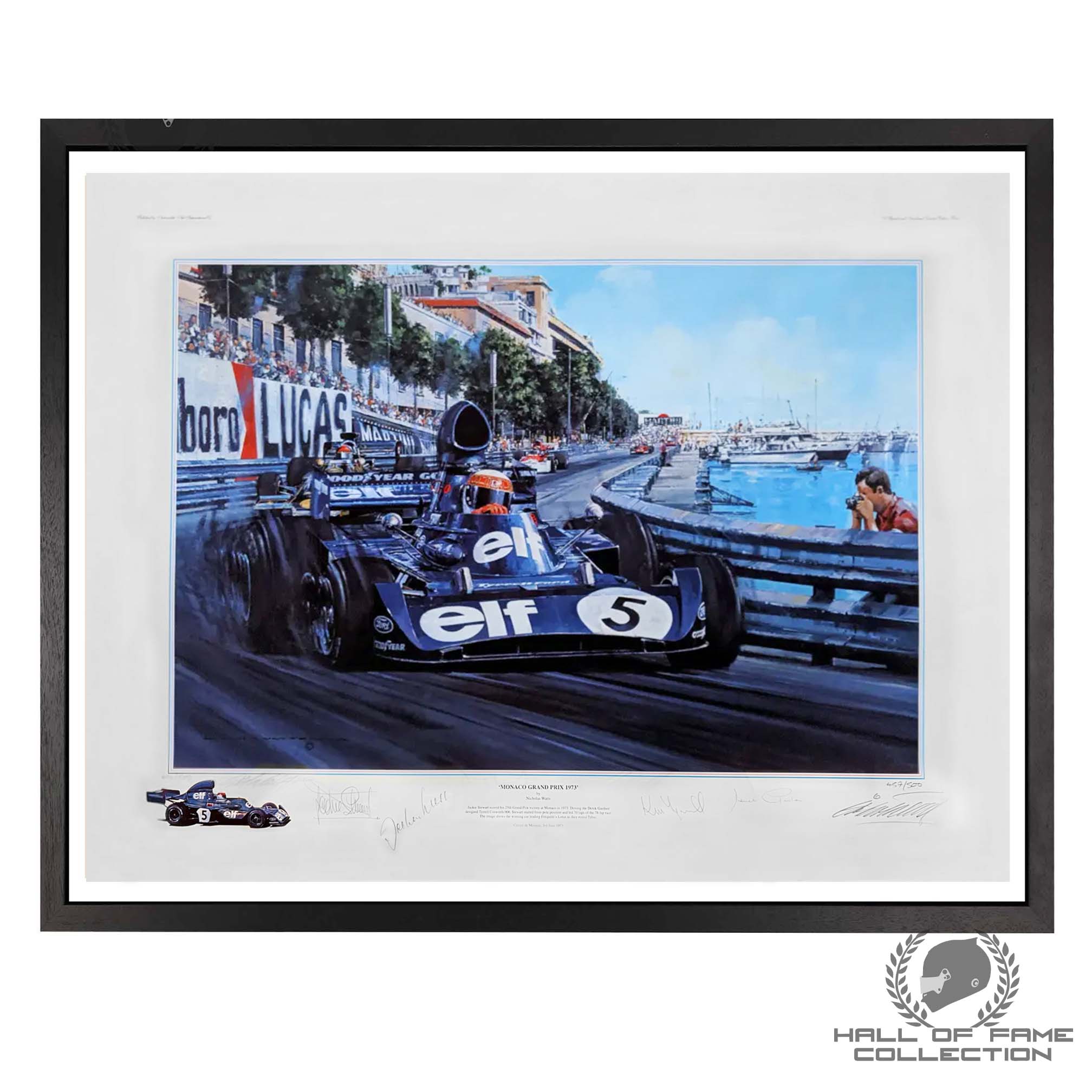 Monaco Grand Prix 1973 Available with 4 Autographs
