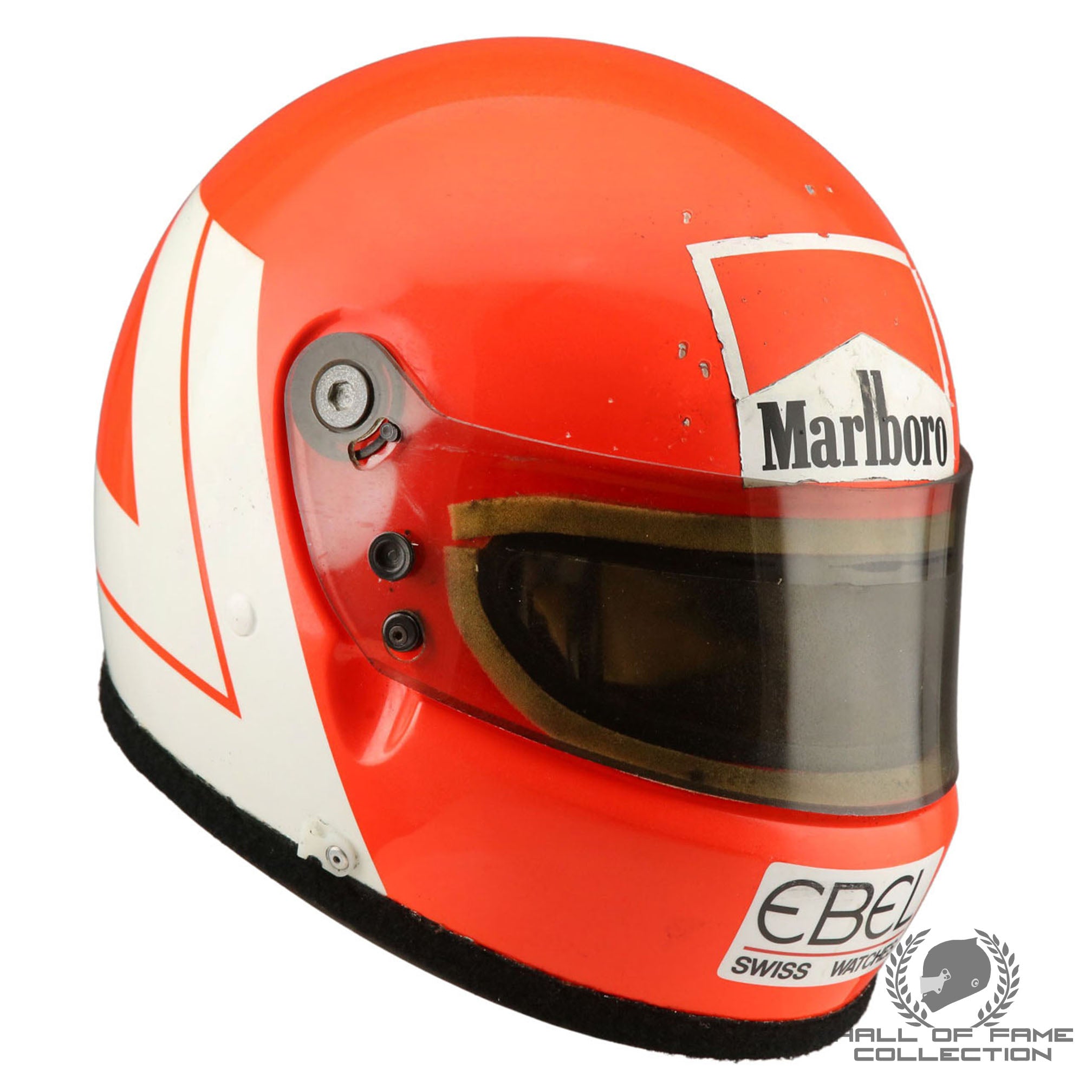 1983 Niki Lauda Race Used Marlboro McLaren F1 Helmet