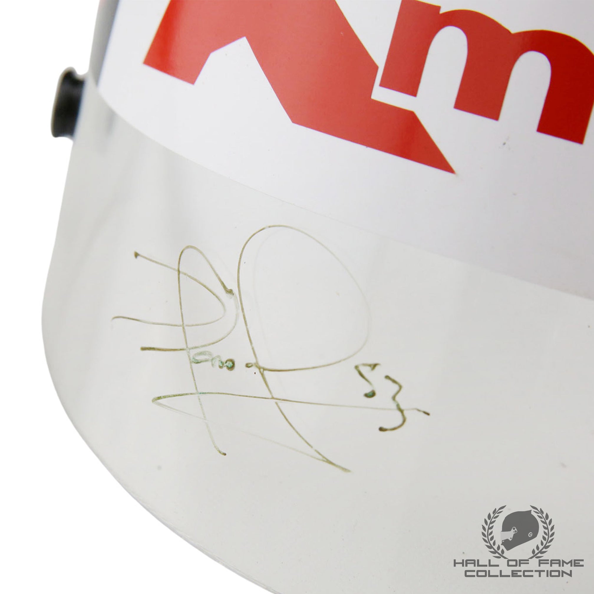1993 Nigel Mansell Signed Race Used Newman Haas Racing IndyCar Visor