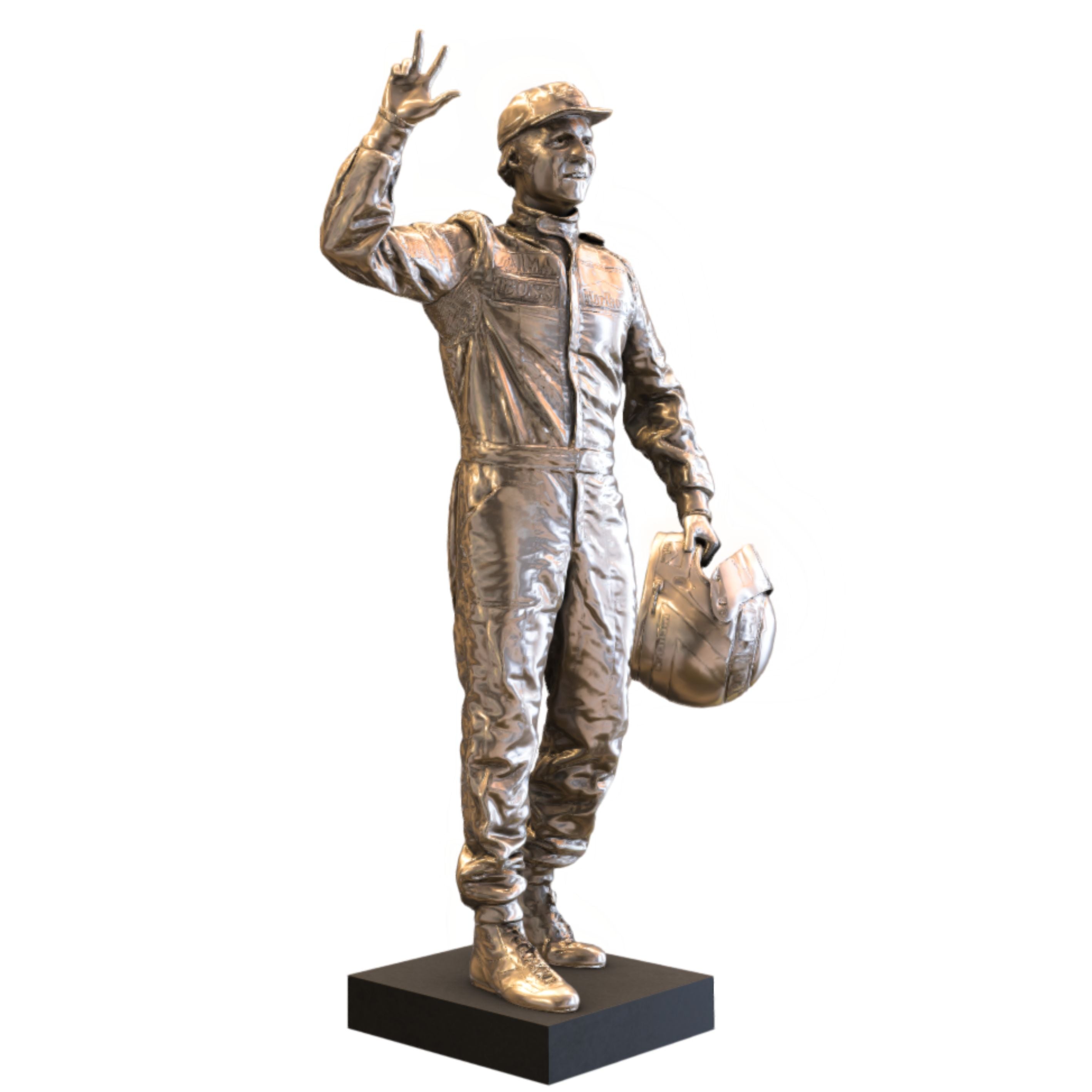 Niki Lauda Sculpture by Paul Oz