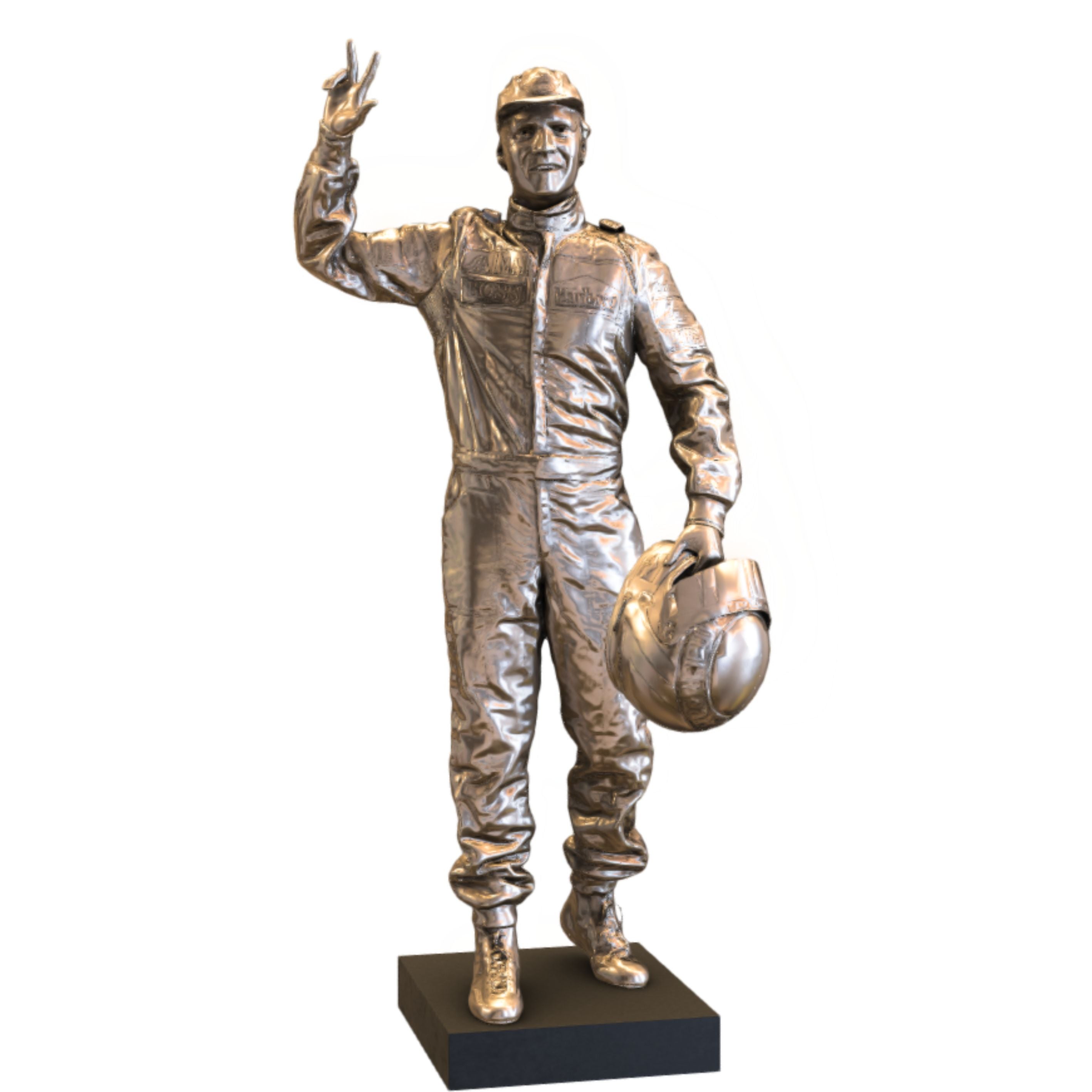 Niki Lauda Sculpture by Paul Oz
