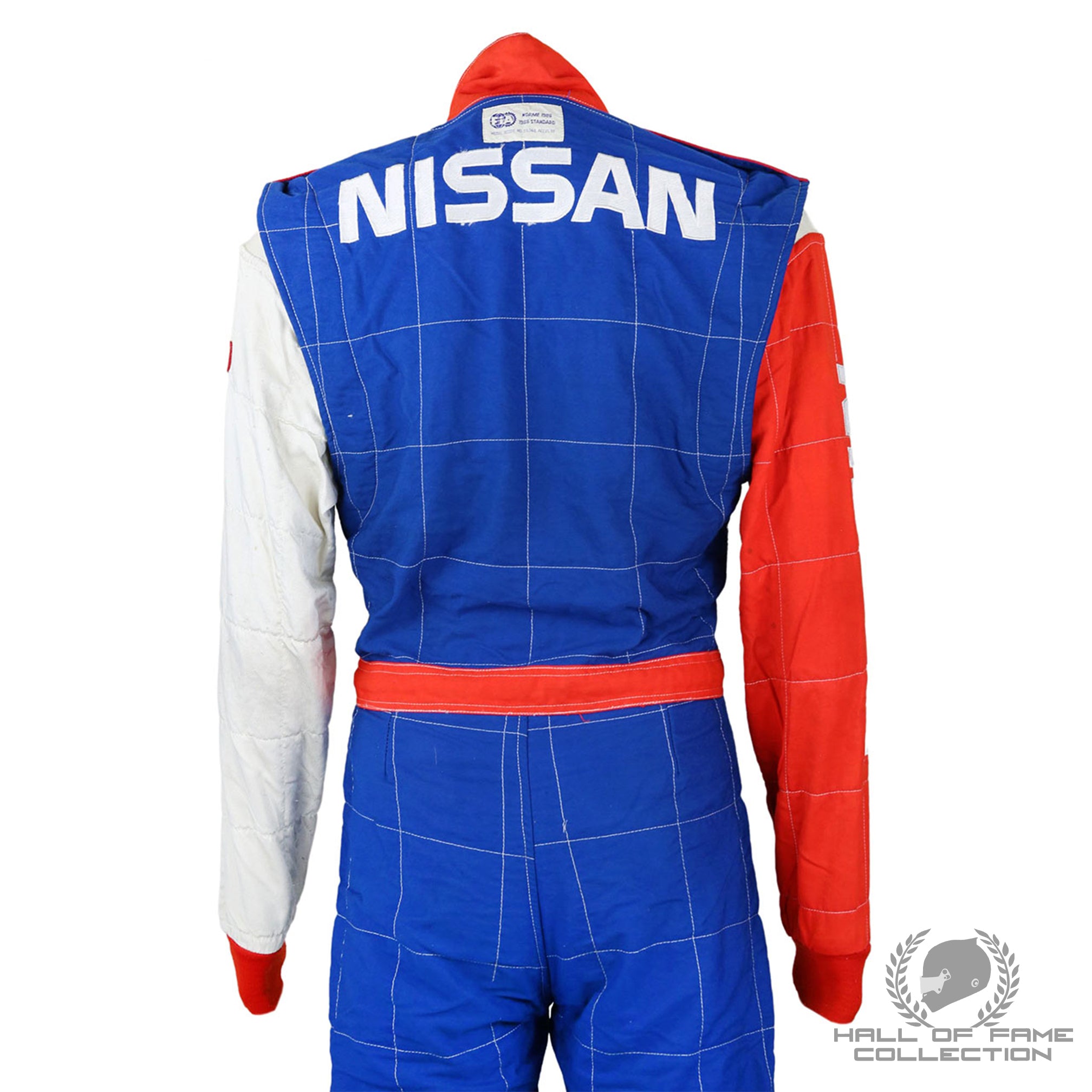 1990 Derek Daly Signed Le Mans 24h  Race Used Nissan Performance Sportscar Suit
