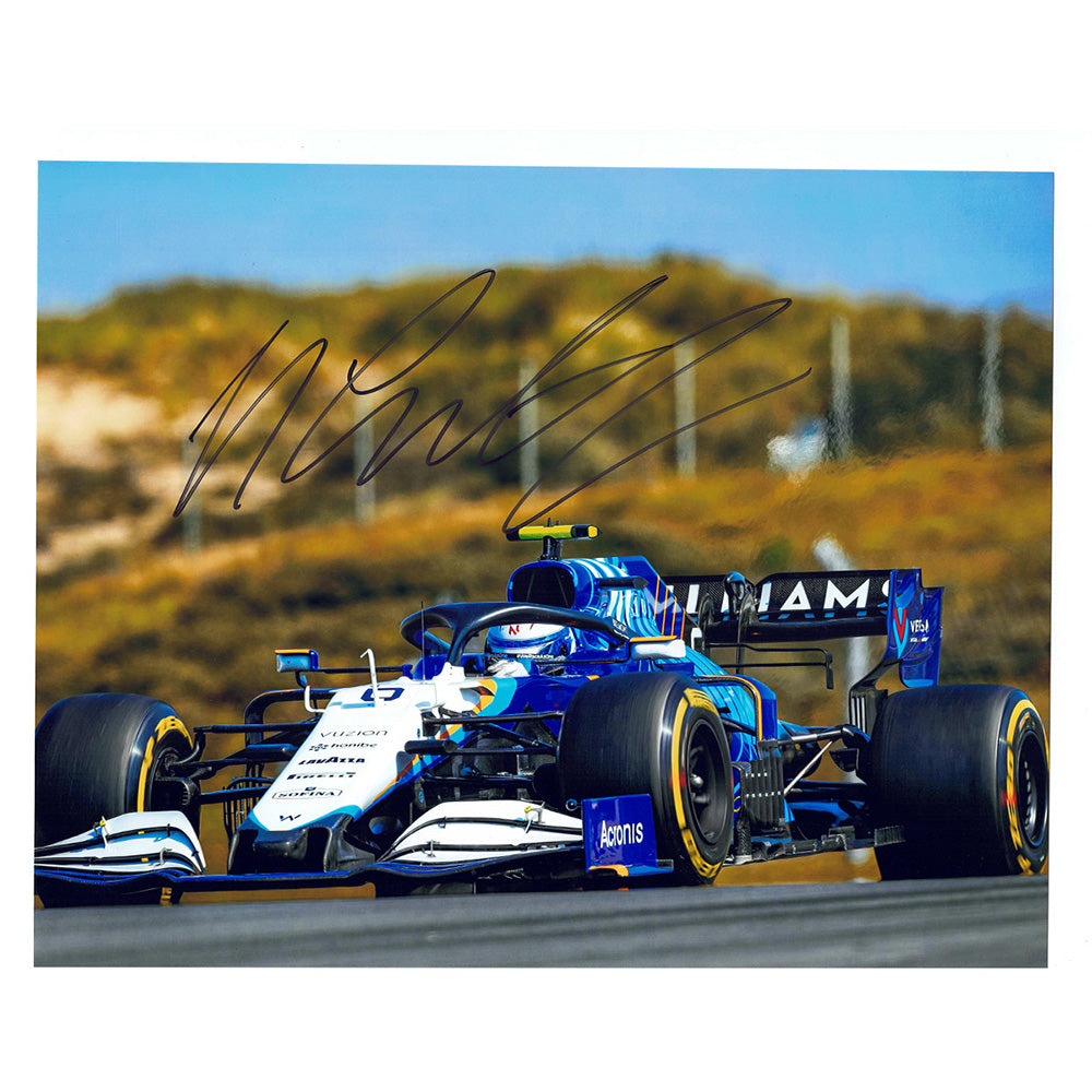 2021 F1 8x10 Collector Set: Photo #5 Nicholas Latifi Signed Williams 1 of 25