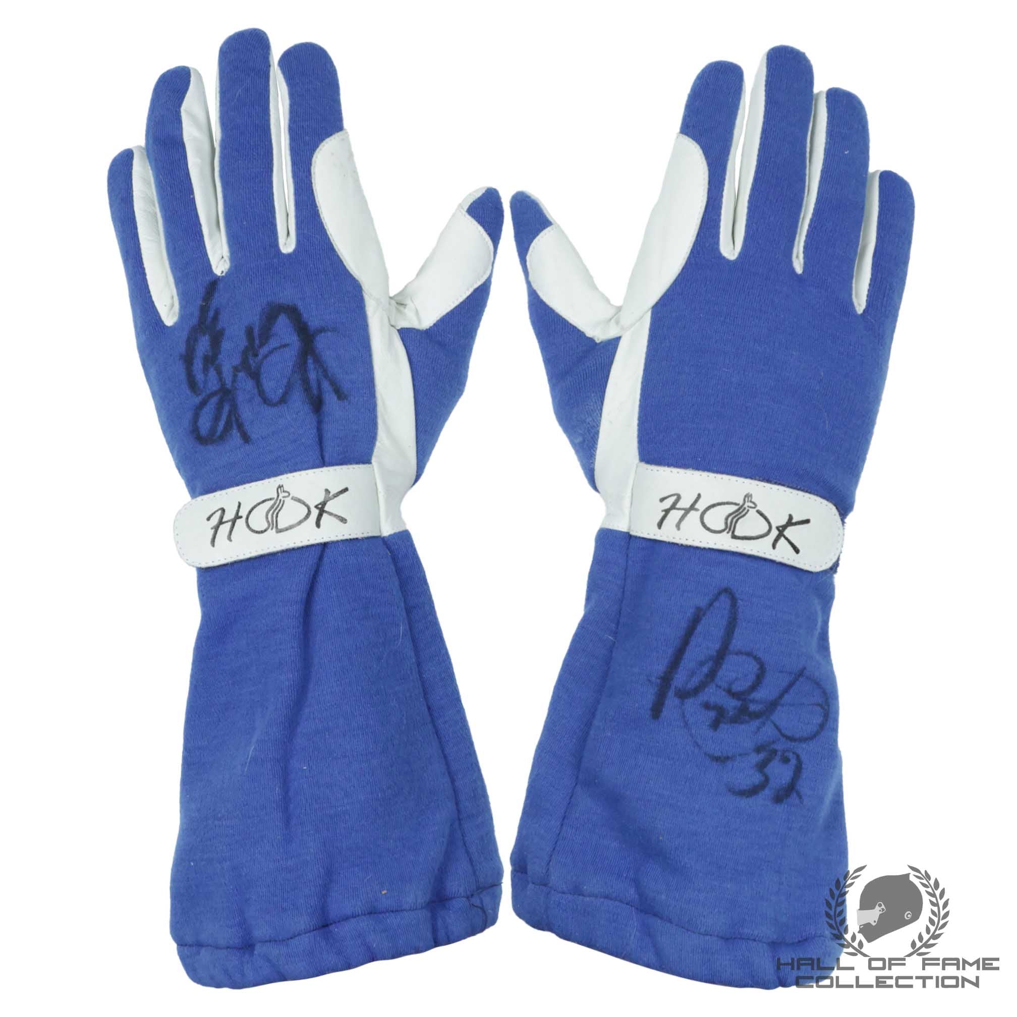 Patrick Carpentier Signed Team Players Original IndyCar Gloves