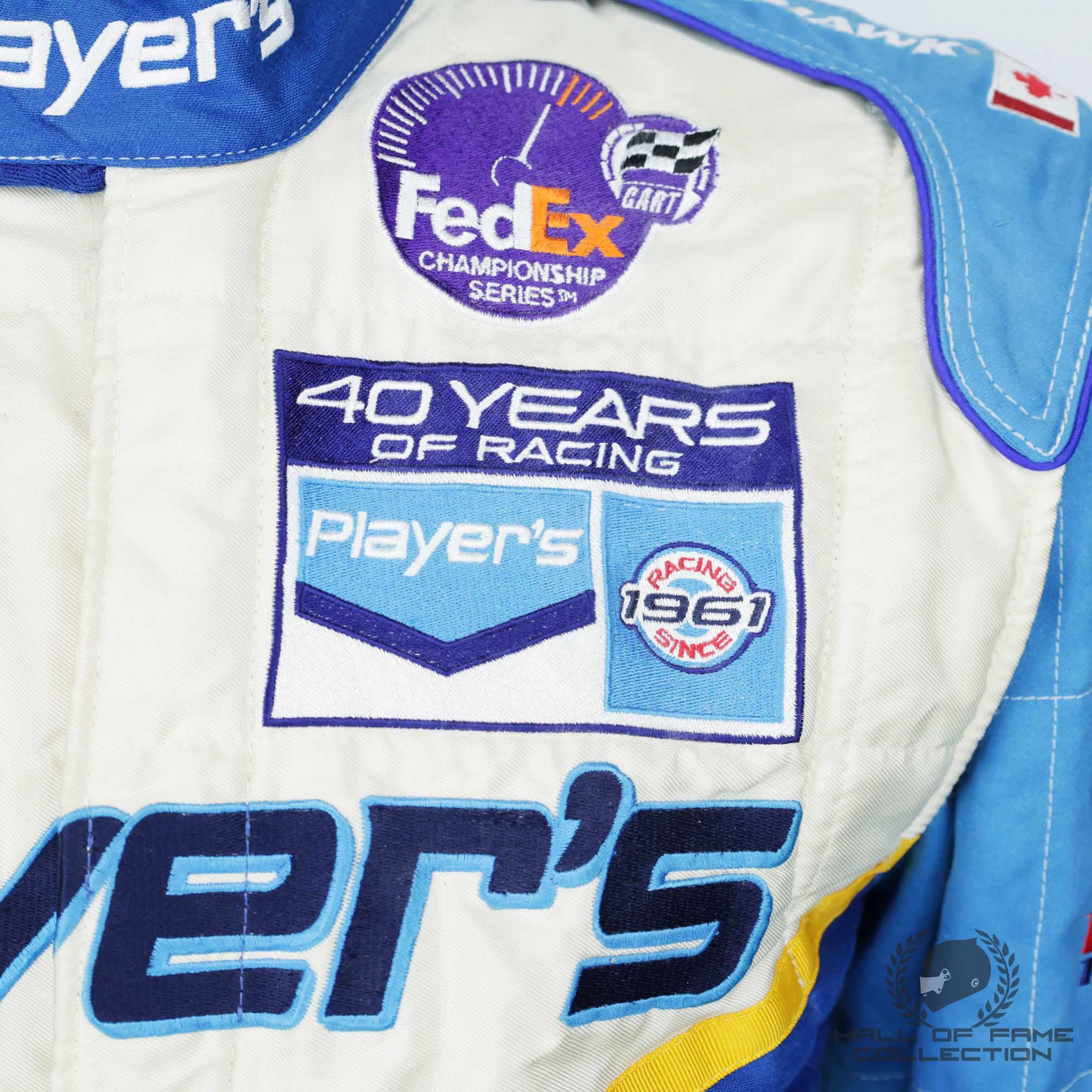 2002 Patrick Carpentier Race Used Team Players IndyCar Suit