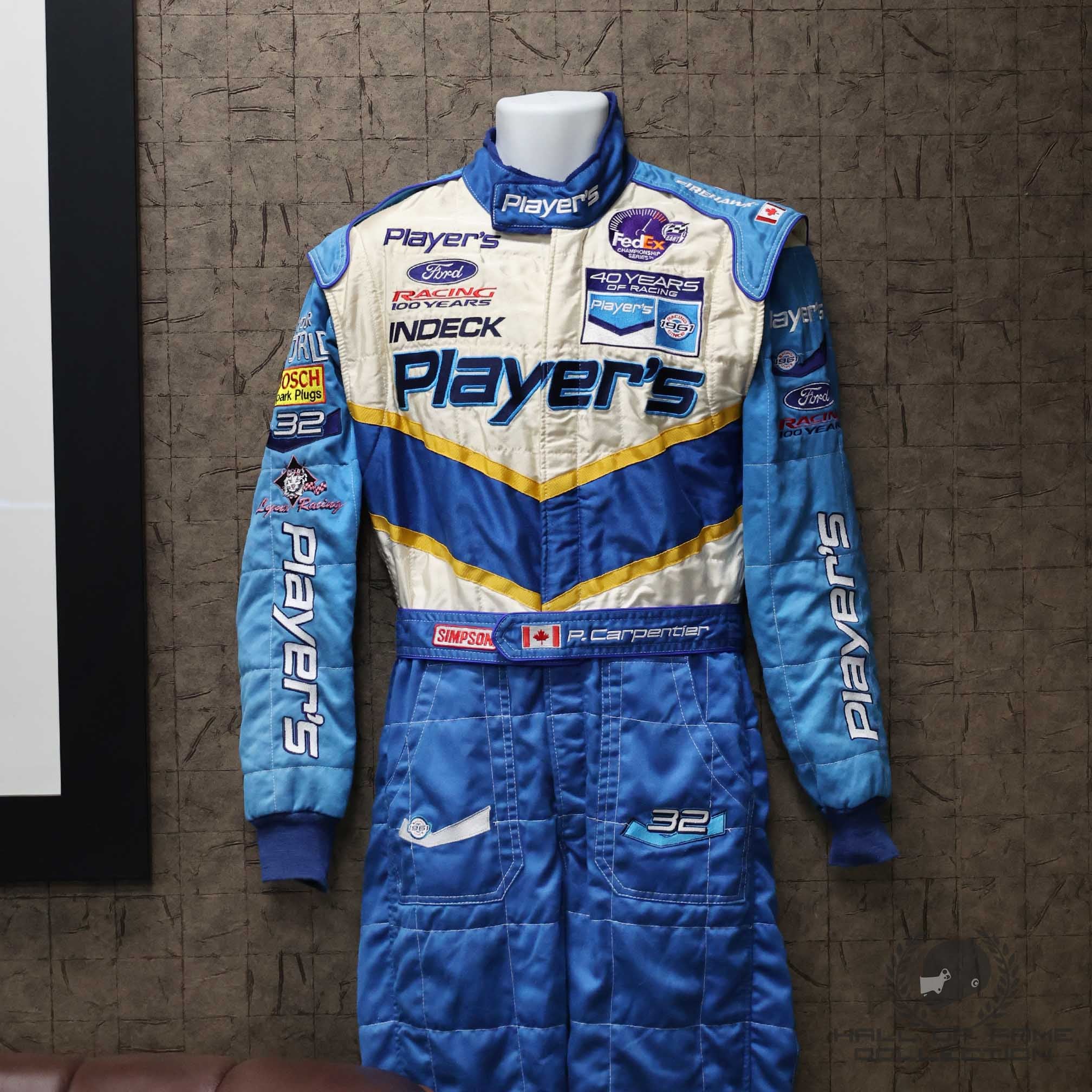 2002 Patrick Carpentier Race Used Team Players IndyCar Suit