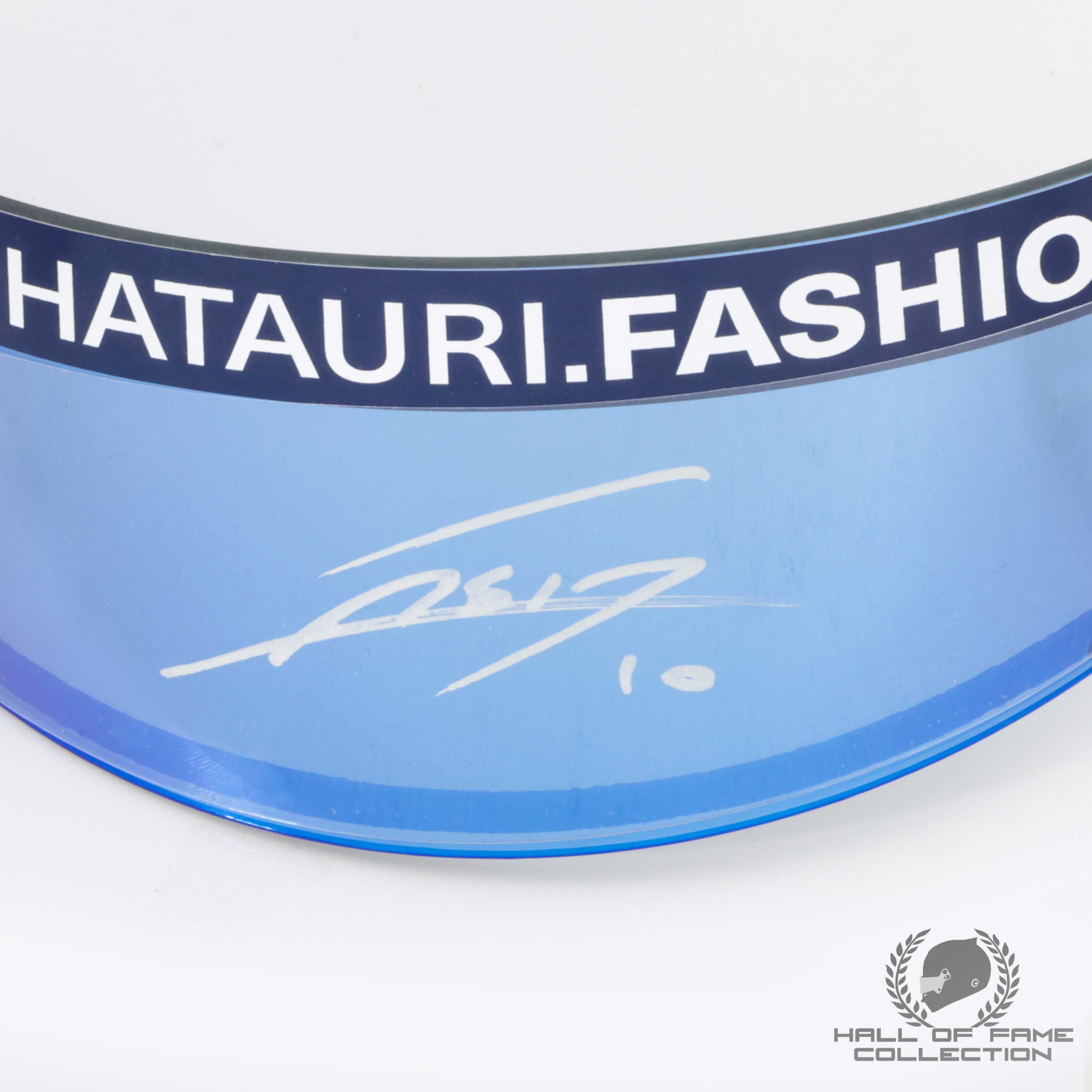 2020-21 Pierre Gasly Signed Replica AlphaTauri Honda F1 Visor