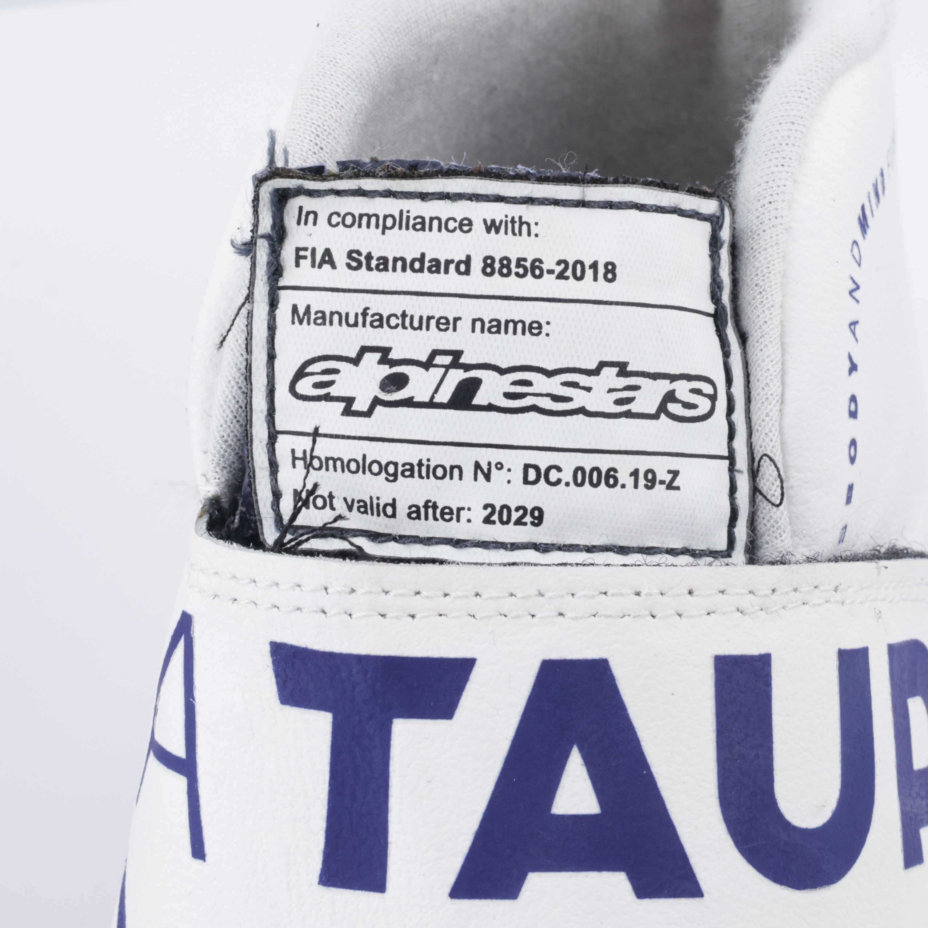 2020 Pierre Gasly Race Scuderia Alpha Tauri F1 Boots