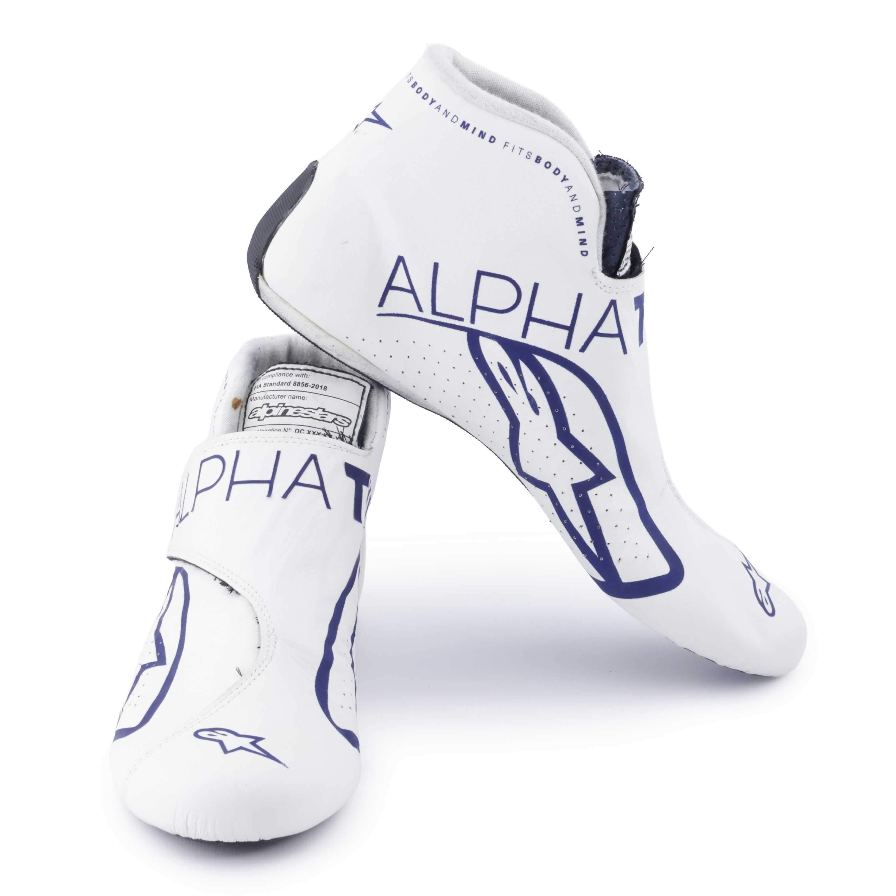 2020 Pierre Gasly Race Scuderia Alpha Tauri F1 Boots