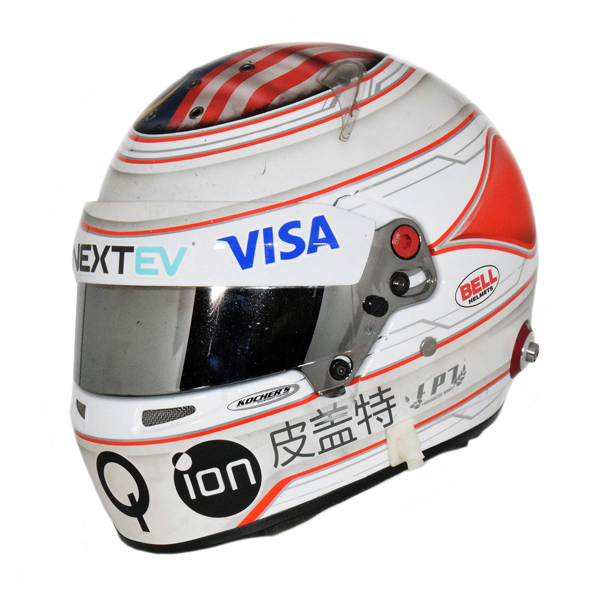2015 Nelson Piquet Jr Formula E Race Used Helmet