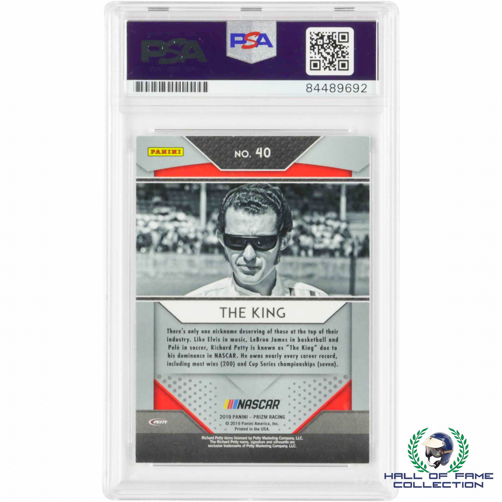 Prizm The King Richard Petty Autographed PSA/DNA Certified 84489692