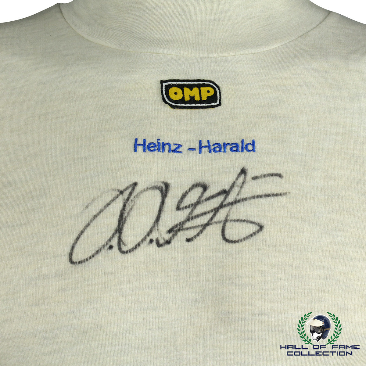 2000 Heinz-Harald Frentzen Signed Race Used Jordan F1 Nomex