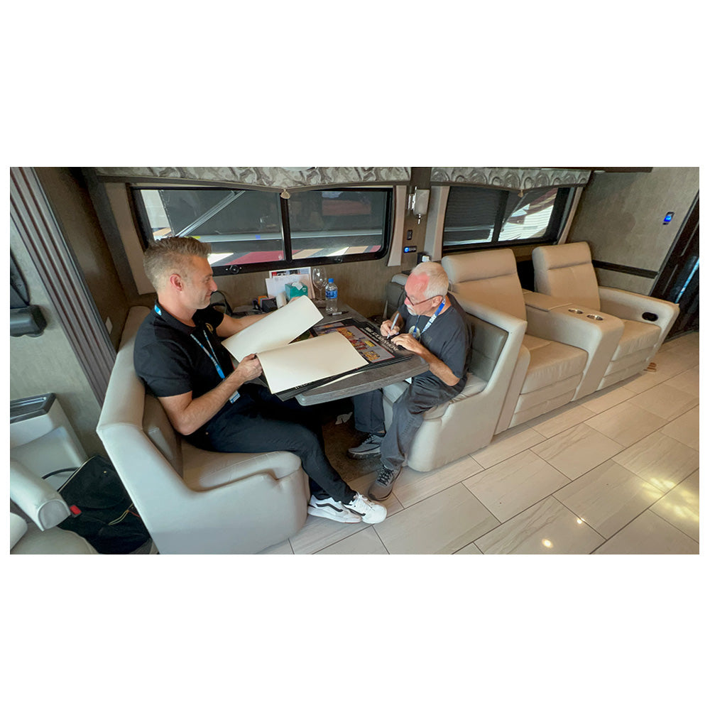 1986 Randy Lanier Signed Indianapolis 500 Rookie of the Year 1 of 10 Wall of Fame Collectors Poster