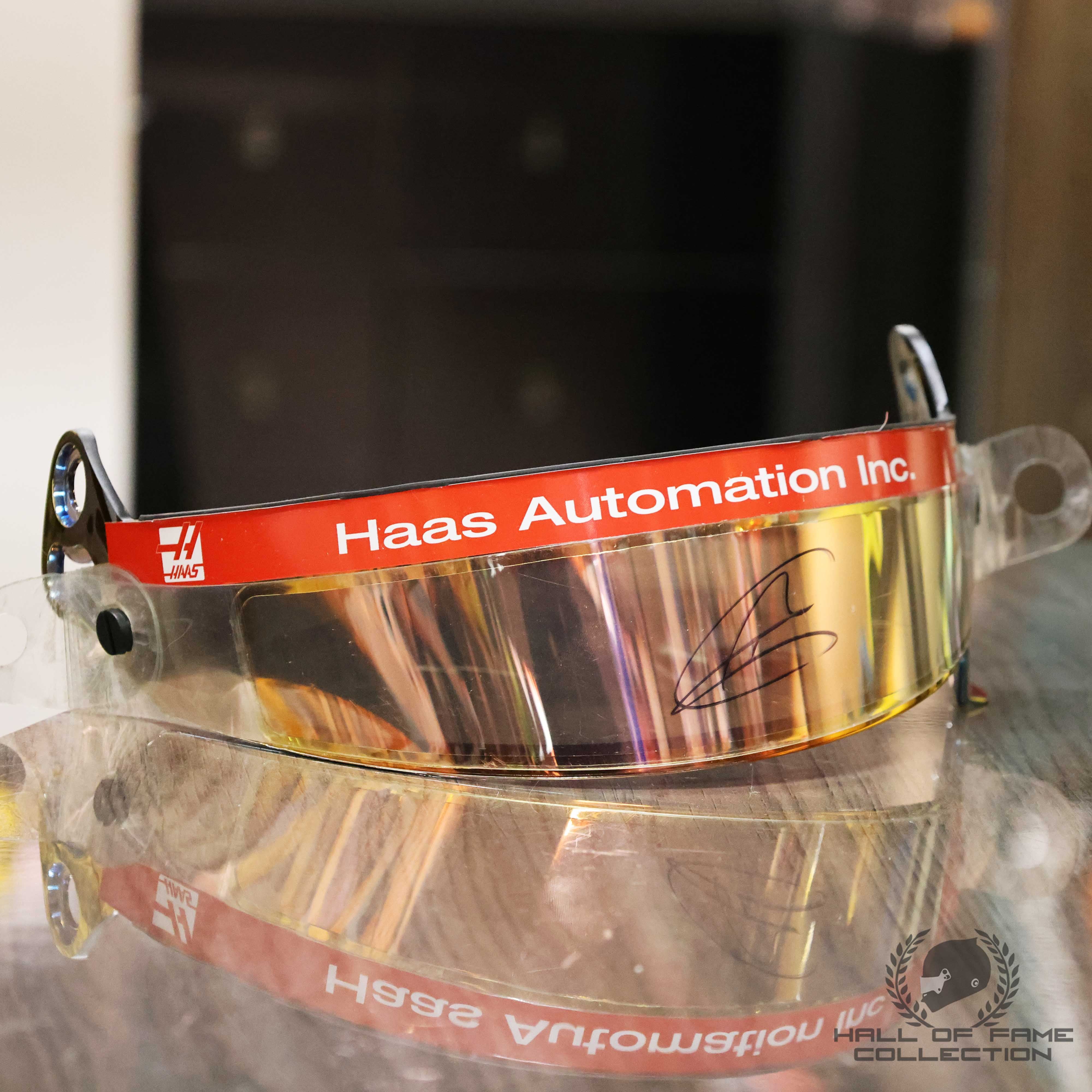 Romain Grosjean Signed Original Haas F1 Visor