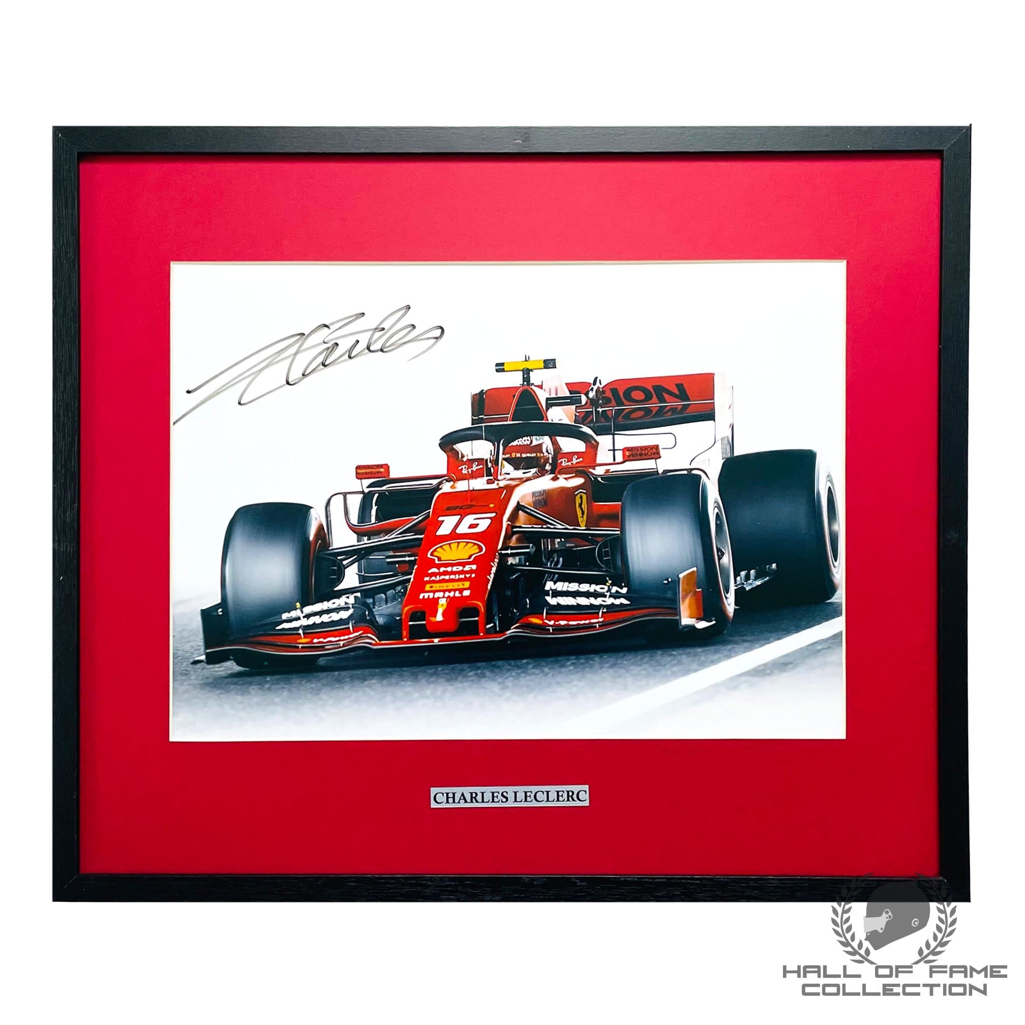 Charles Leclerc Signed Japanese Grand Prix Ferrari F1 Limited Edition Framed Photo