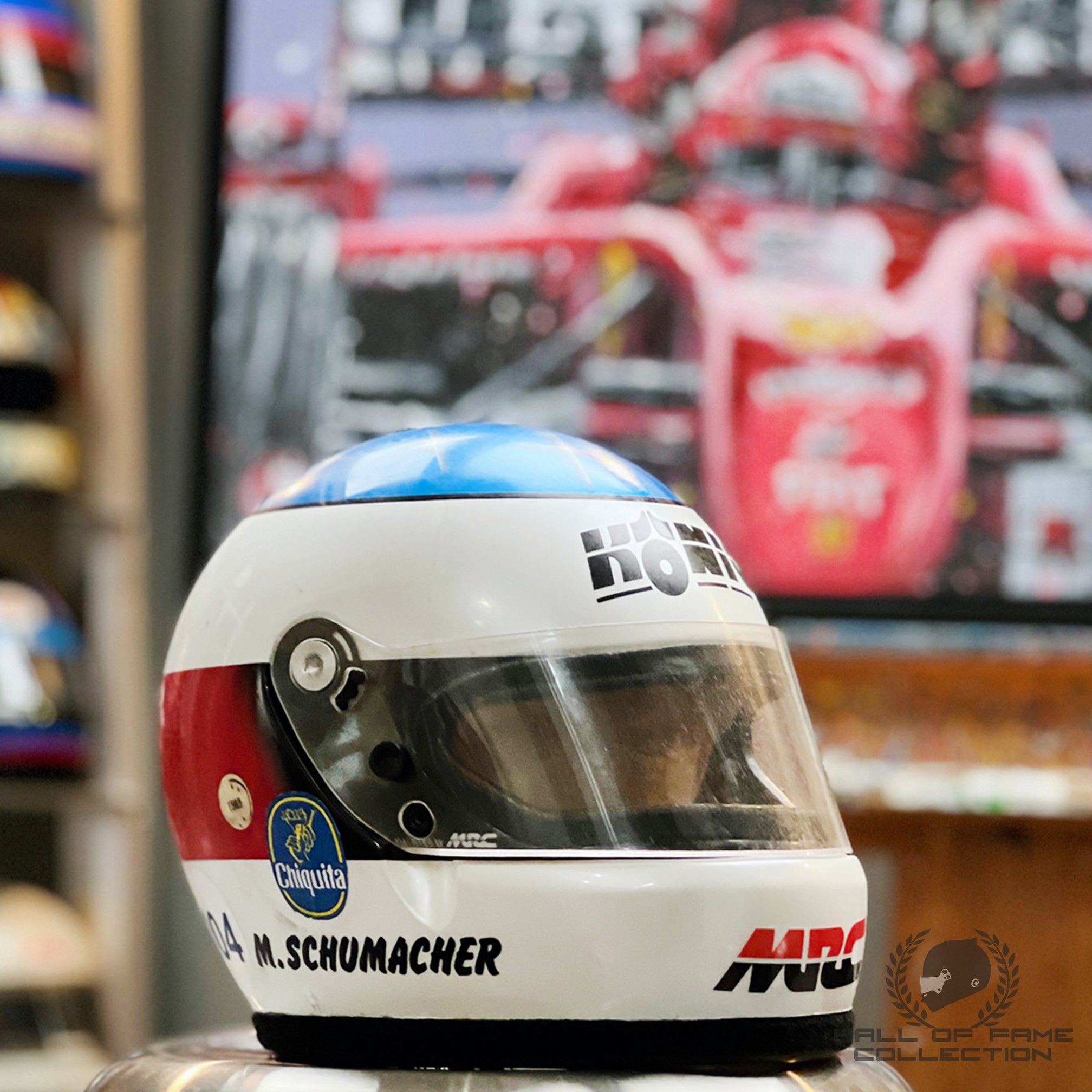 1998-91 Michael Schumacher Signed Race Used Sauber Mercedes World Sportscar Helmet