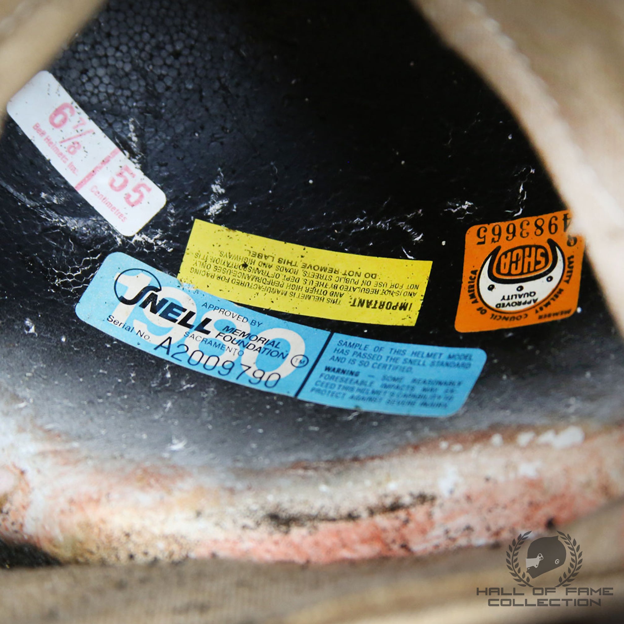 1988-91 Michael Schumacher Signed Race Used Sauber Mercedes World Sportscar Helmet