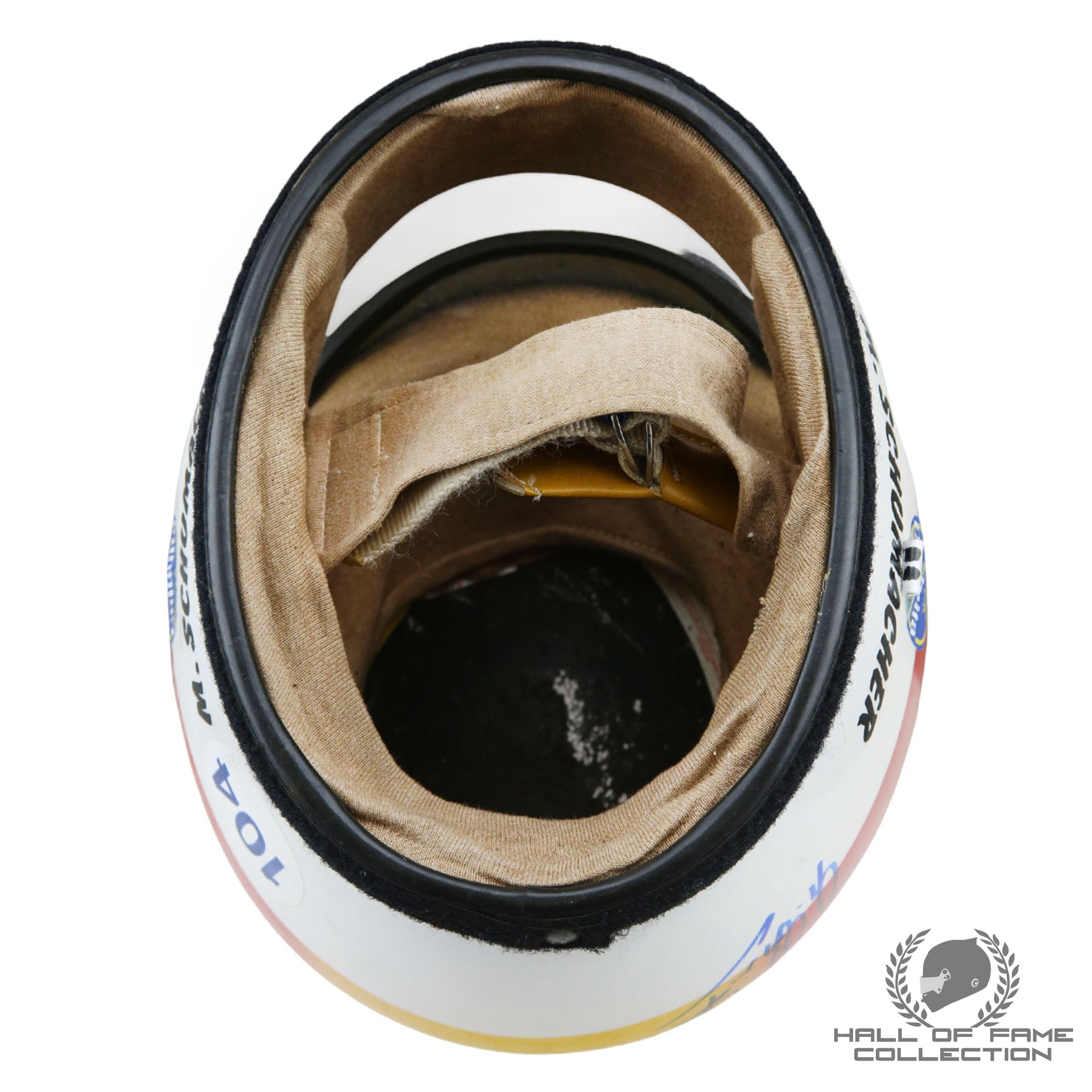 1988-91 Michael Schumacher Signed Race Used Sauber Mercedes World Sportscar Helmet