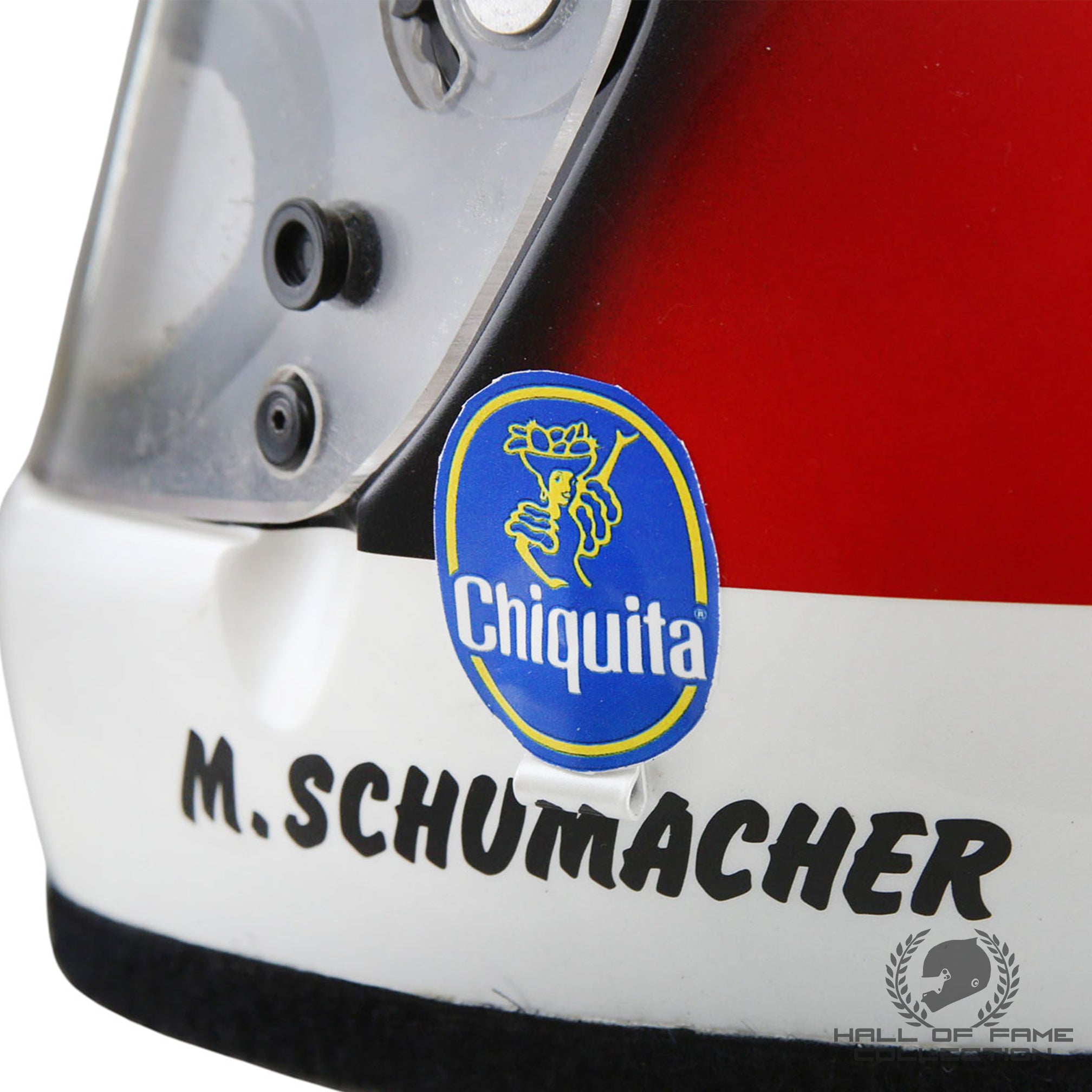 1988-91 Michael Schumacher Signed Race Used Sauber Mercedes World Sportscar Helmet