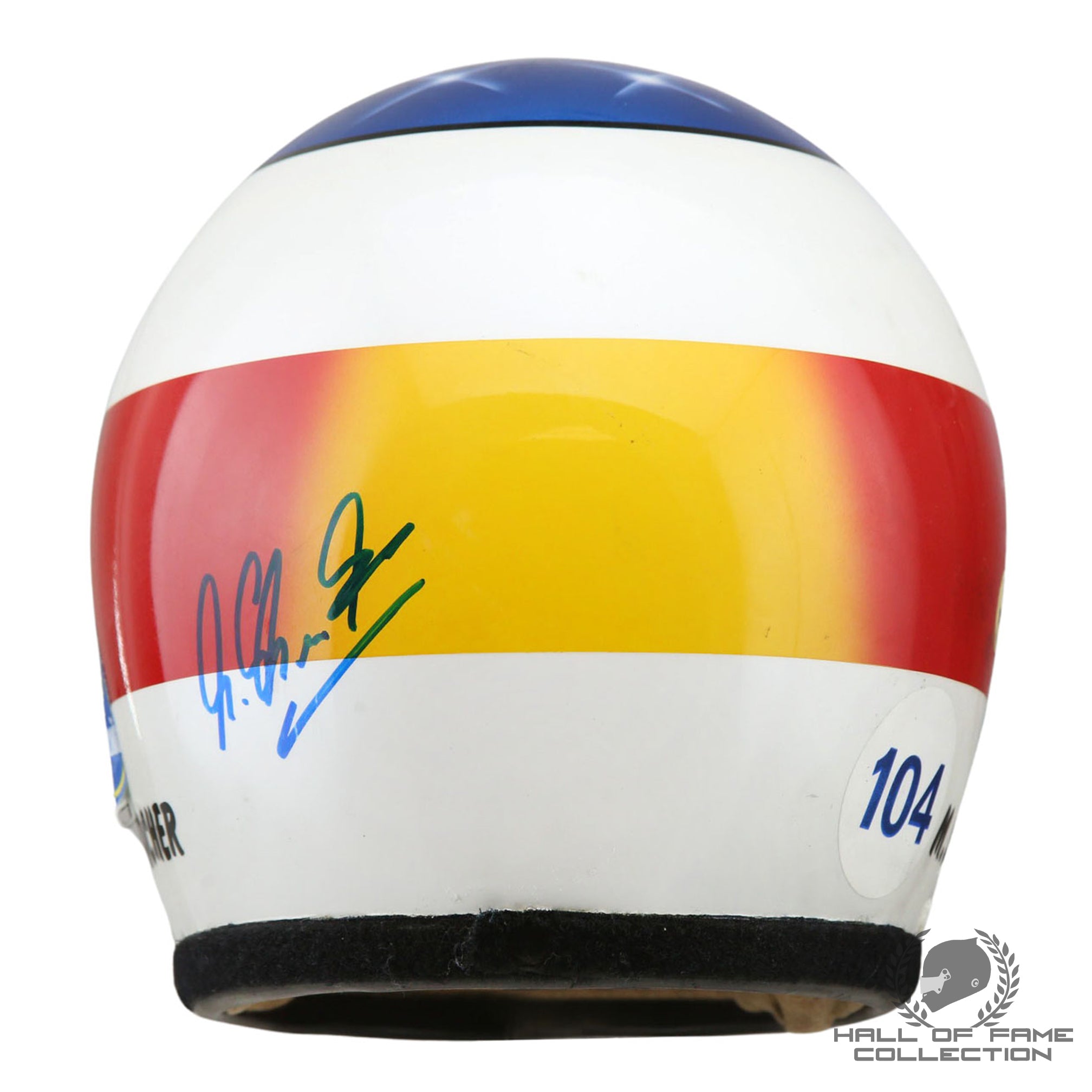 1988-91 Michael Schumacher Signed Race Used Sauber Mercedes World Sportscar Helmet
