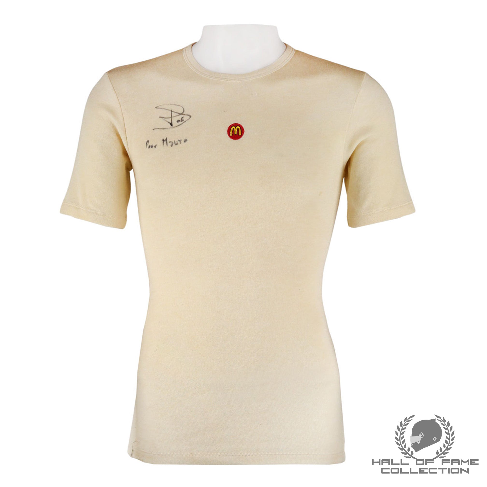 2006 Sebastien Bourdais Signed Race Used Newman Haas Indycar Nomex