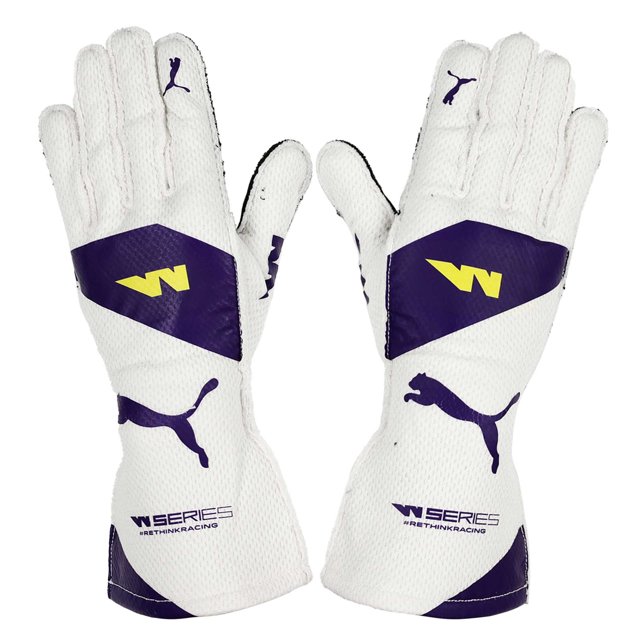W Series Brand New Puma Purple Race Gloves Size 9