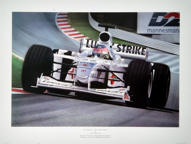 Jacques Villeneuve Eau Rouge – The Challenge