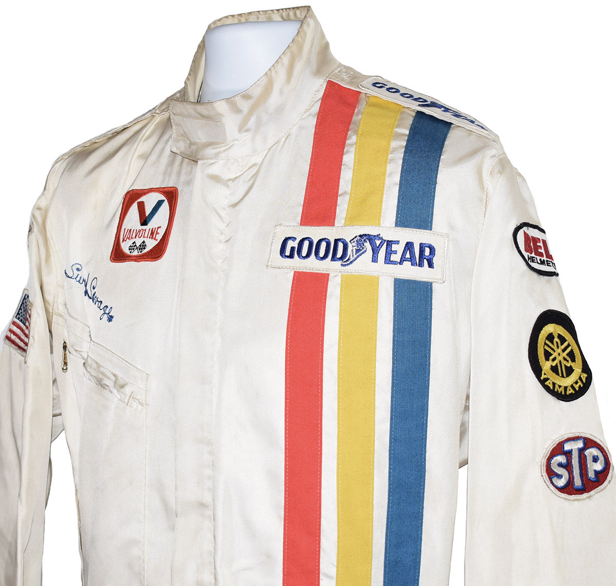 1972 Swede Savage Original Suit #1 Bell Yamaha STP