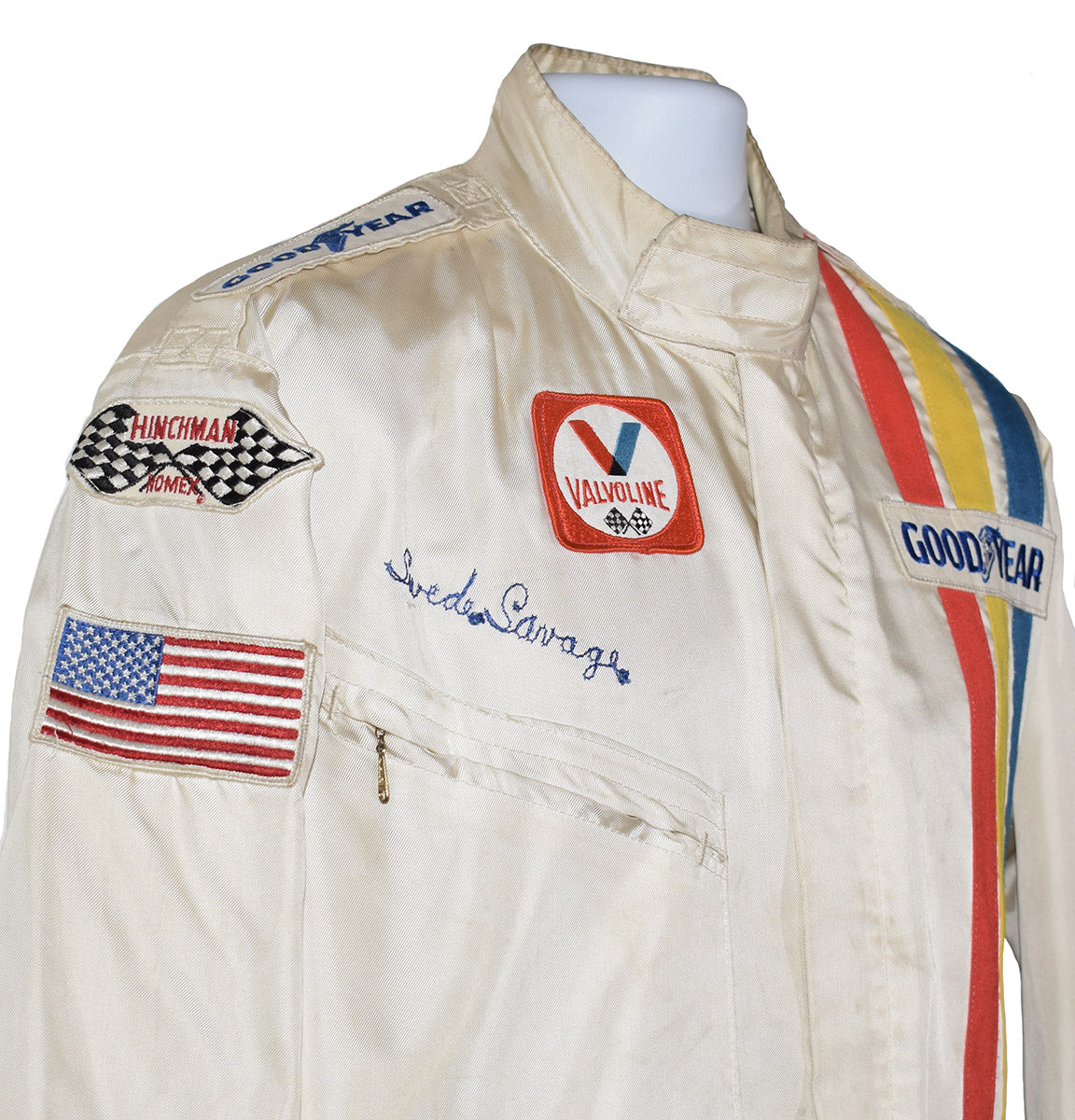 1972 Swede Savage Original Suit #1 Bell Yamaha STP