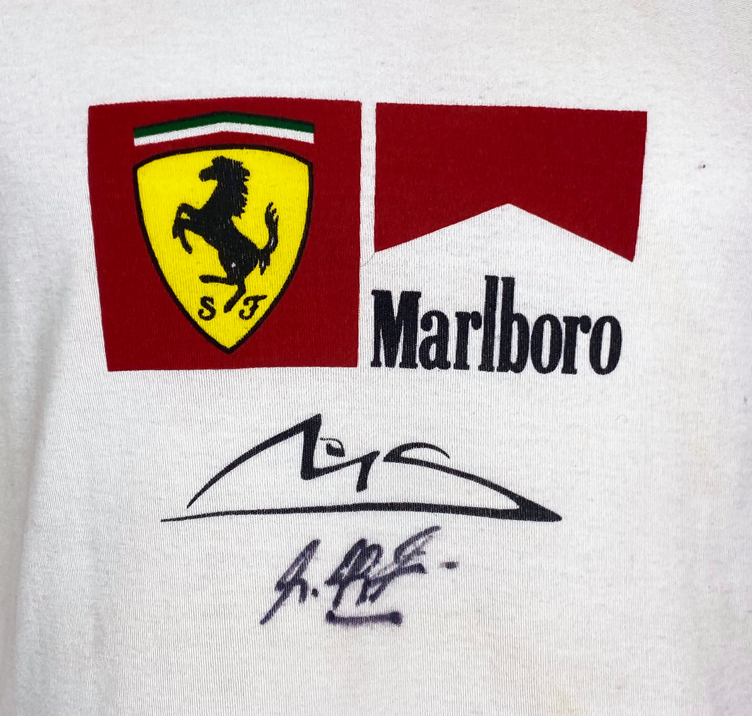 2001 Michael Schumacher Signed Race Used 4th World Title Ferrari F1 Nomex Undershirt