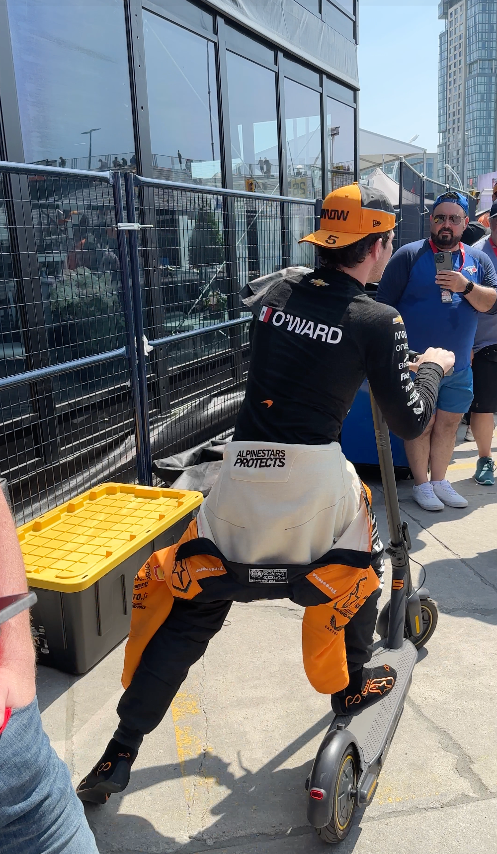 2024 Pato O'Ward Signed Race Used Mclaren IndyCar Boots