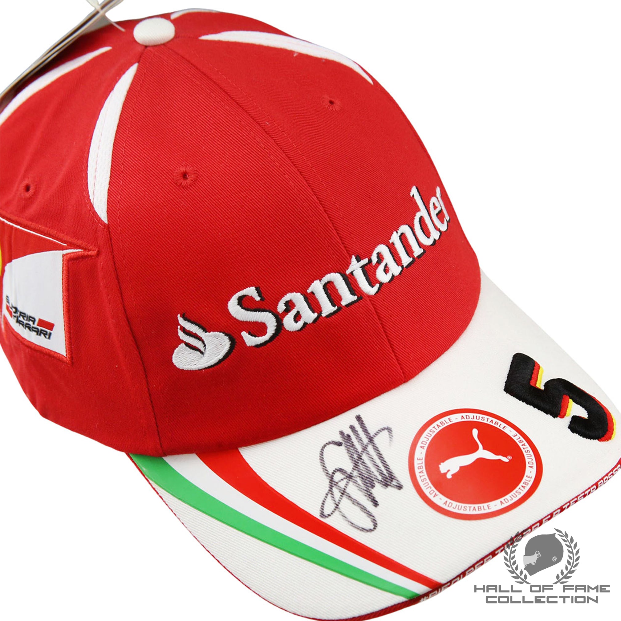Sebastian Vettel Signed Official Scuderia Ferrari F1 Hat