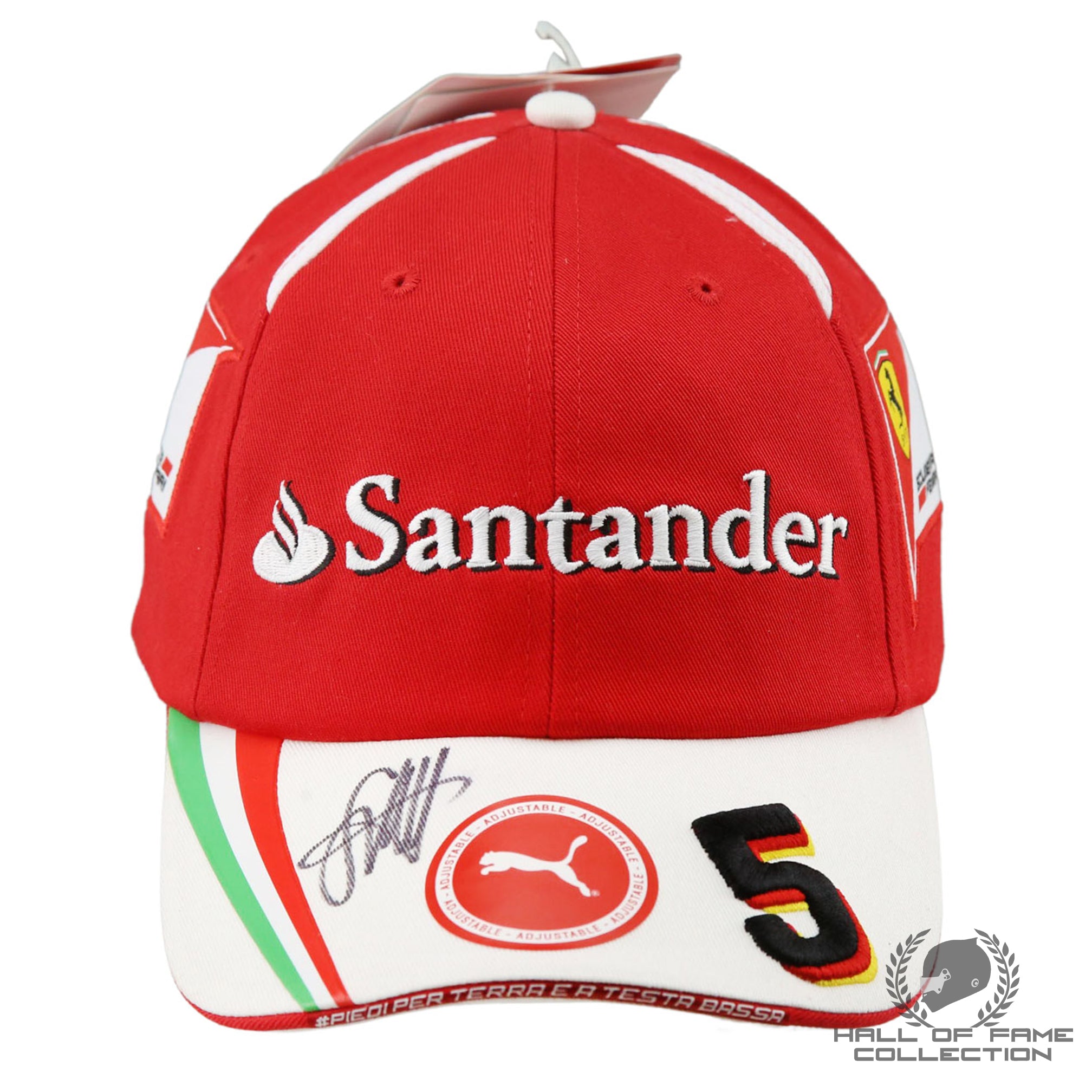 Sebastian Vettel Signed Official Scuderia Ferrari F1 Hat
