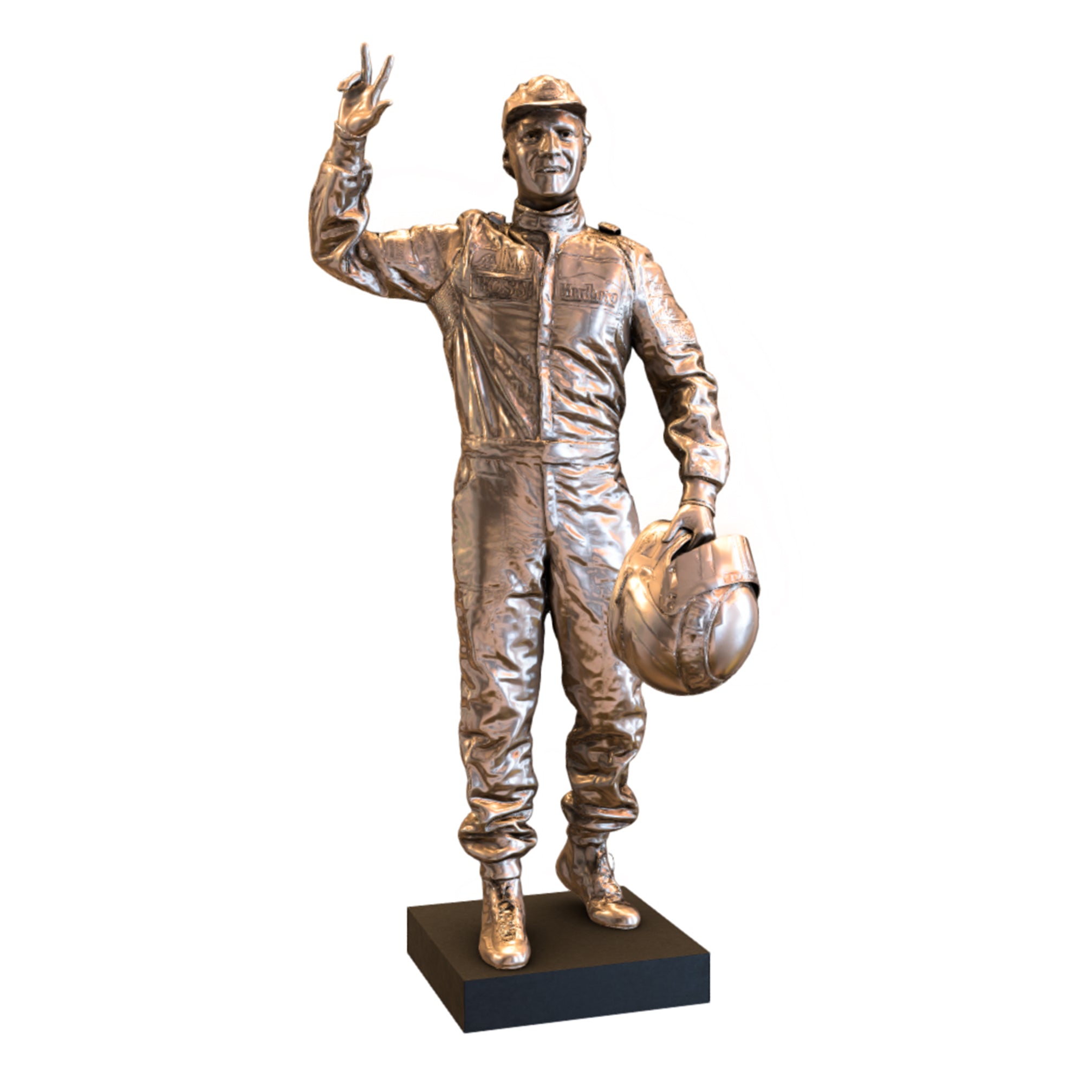 Niki Lauda Limited Edition of 25 McLaren Racing Paul Oz Bronze Statue