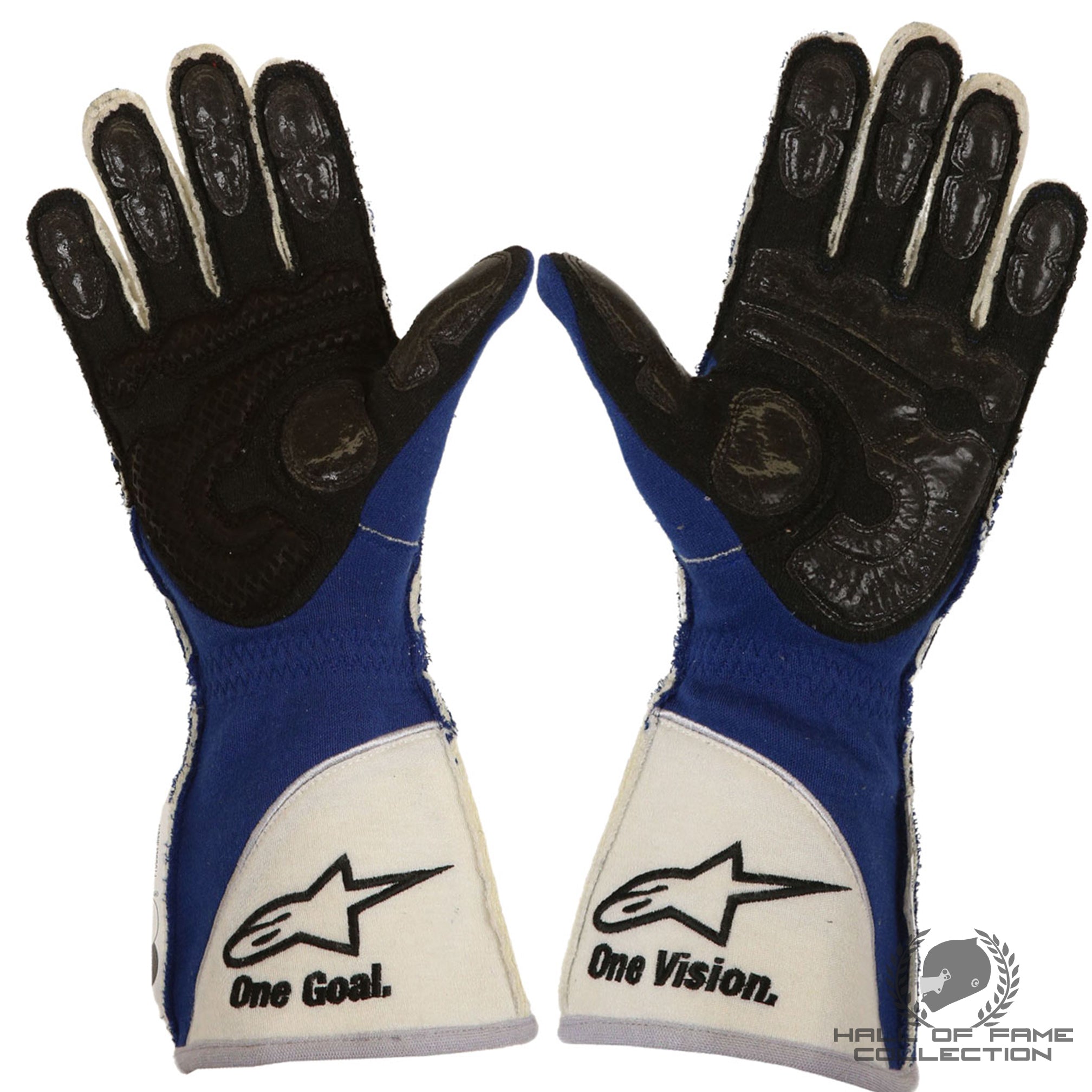 2016 Jimmie Johnson Signed Race Used Hendrick Motorsports Nascar Gloves