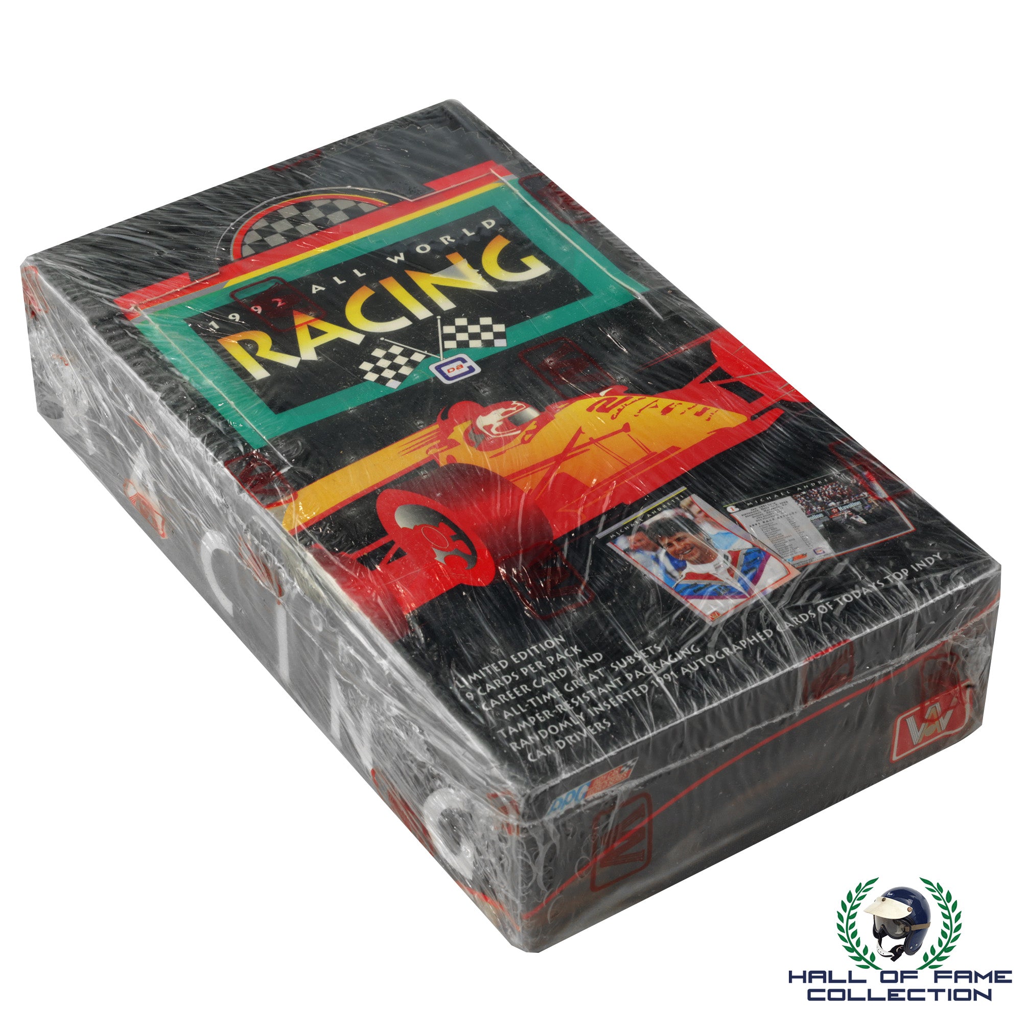 1992 IndyCar All World Racing 36 Pack Trading Card Wax Box