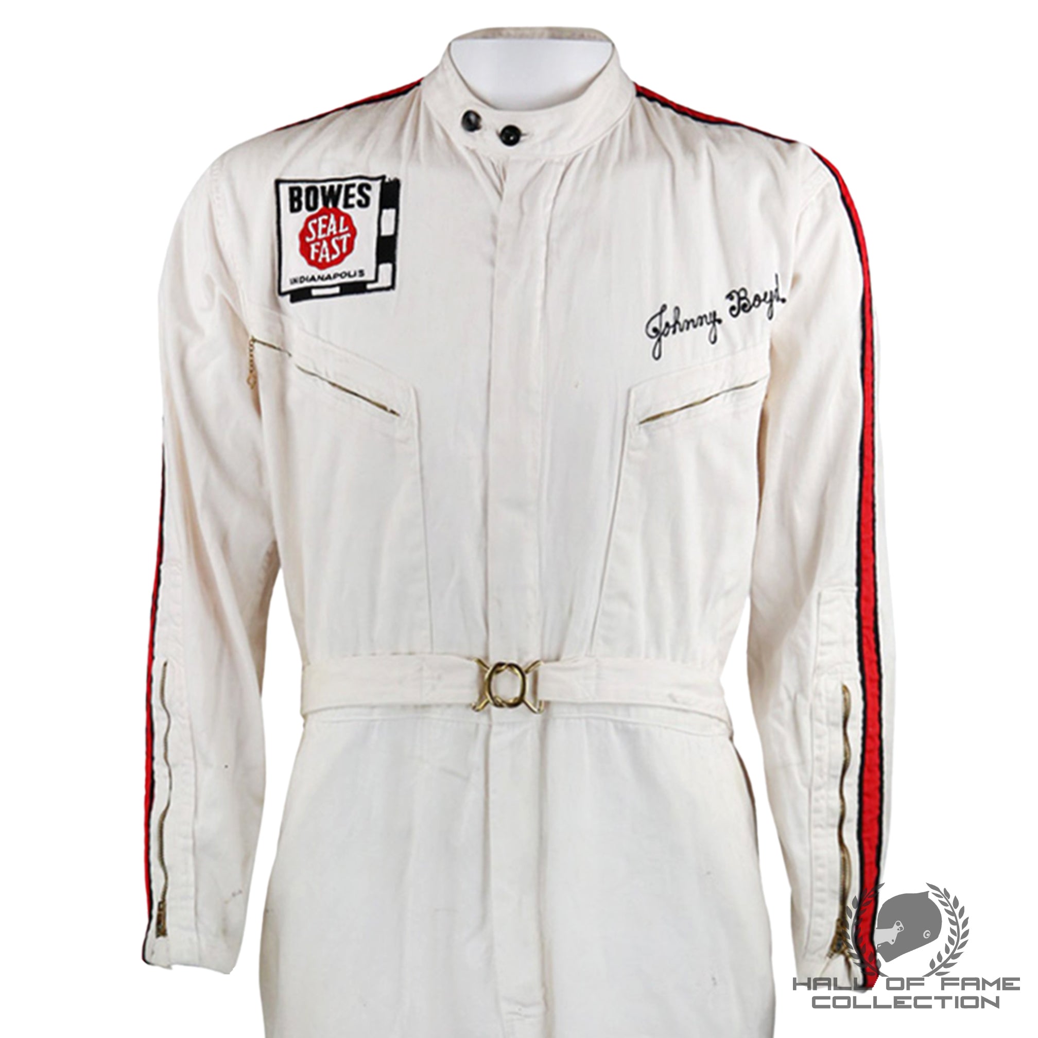 1963 Johnny Boyd Race Used Bowes Seal-Fast IndyCar Suit