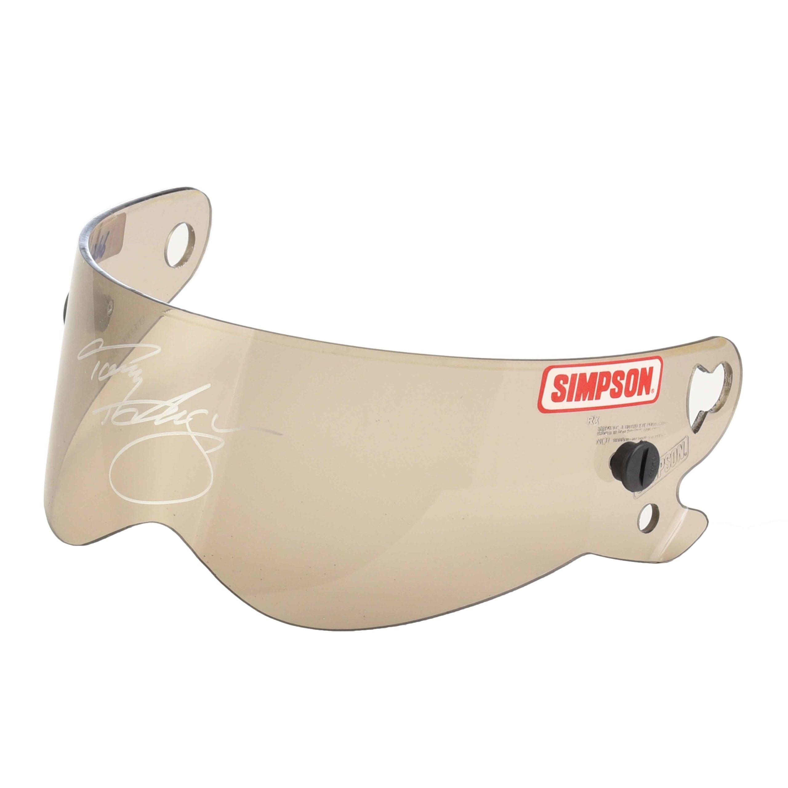 Tony Pedregon Signed Race Used NHRA Drag Racing Visor