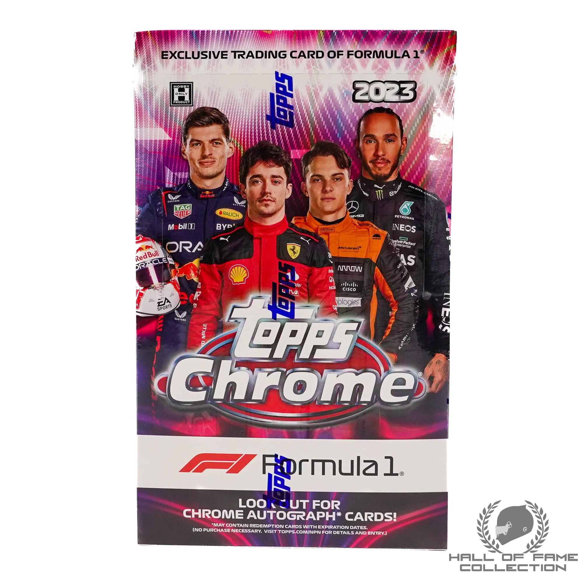 2023 Topps Chrome Formula 1 Racing Factory Sealed Hobby Box - Piastri Rookies