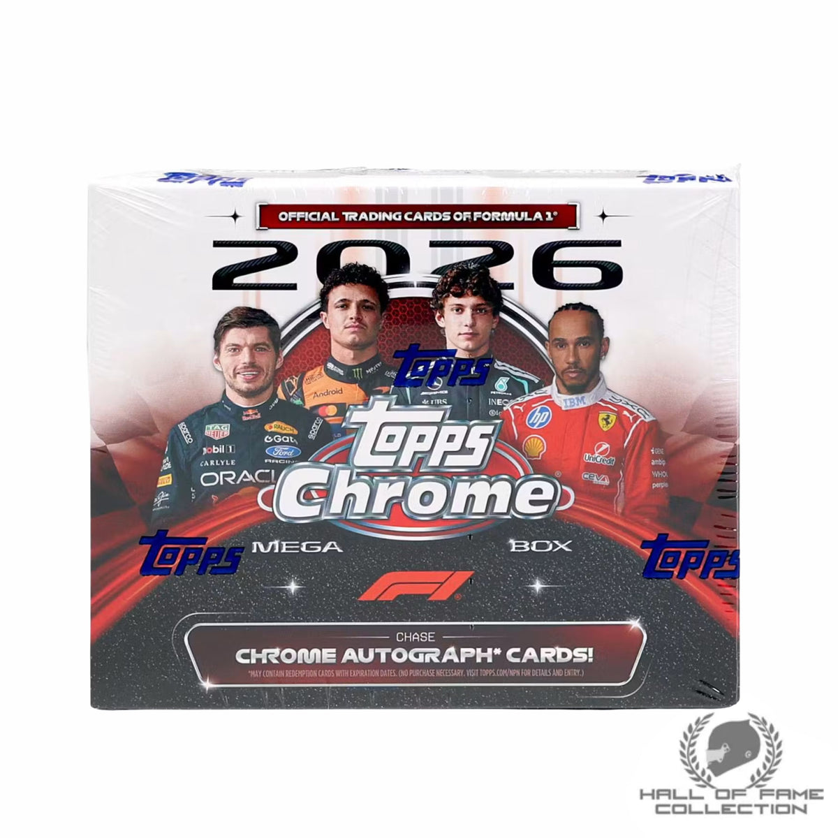 2026 Topps Chrome F1 Sealed Mega Box