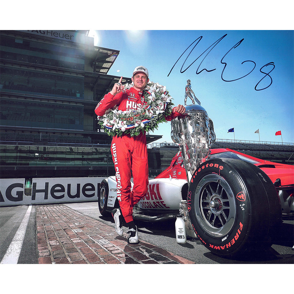 2022 Marcus Ericsson 1 of 20 Signed Indy 500 Champion 8x10 Photo