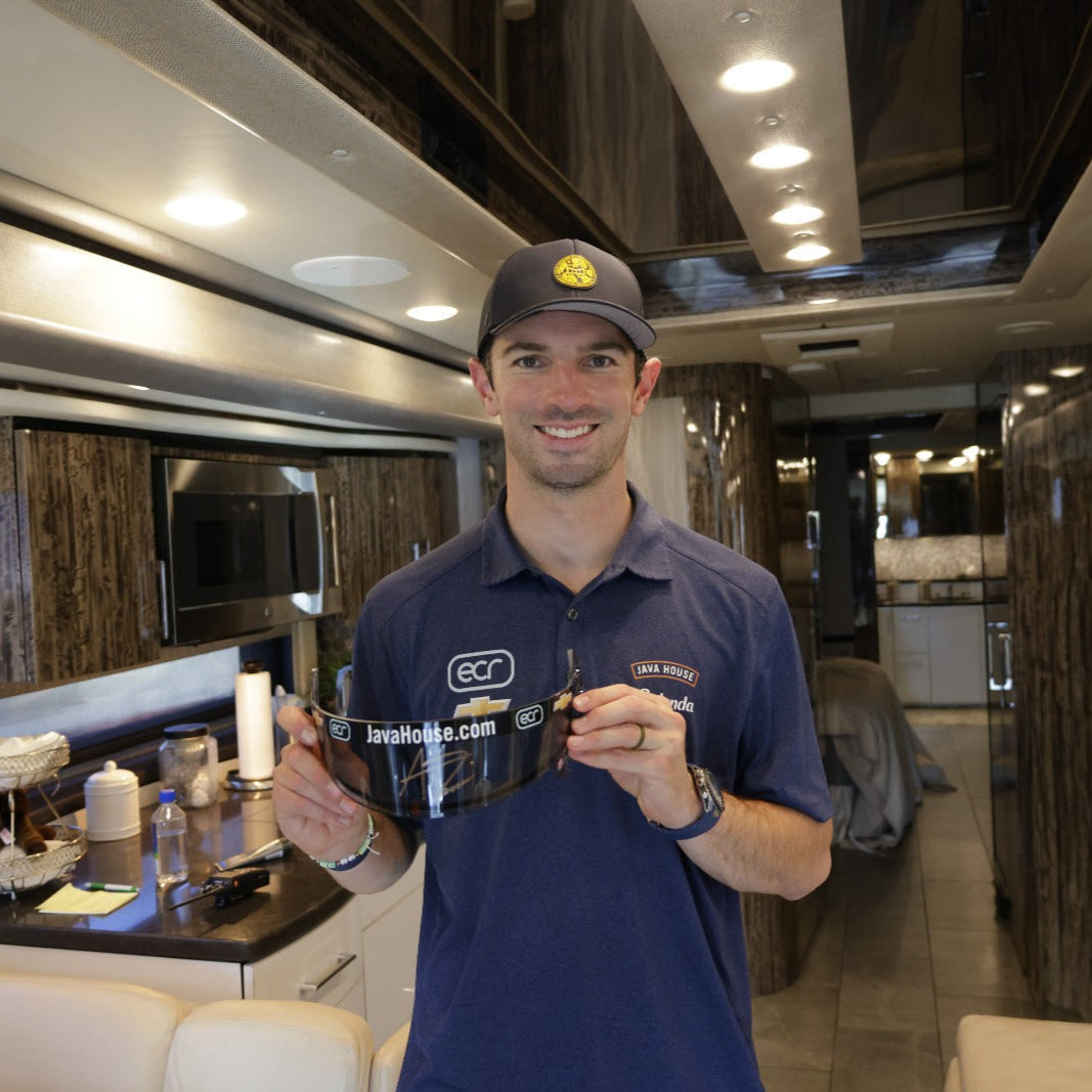 2025 Alex Rossi Signed Ed Carpenter Racing IndyCar Signed Visor