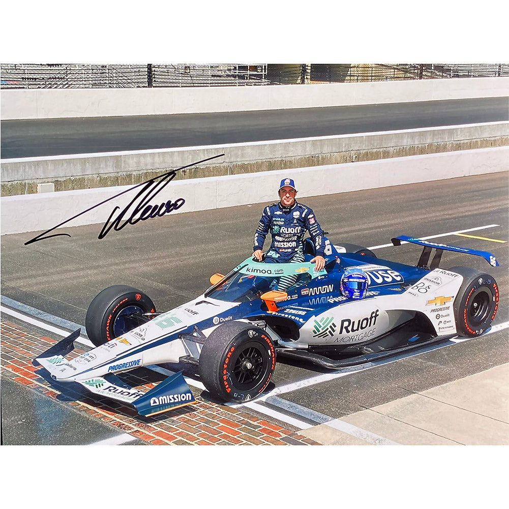 2020 Fernando Alonso Signed Arrow McLaren SP Limited Edition of 66 Indy 500 Photo