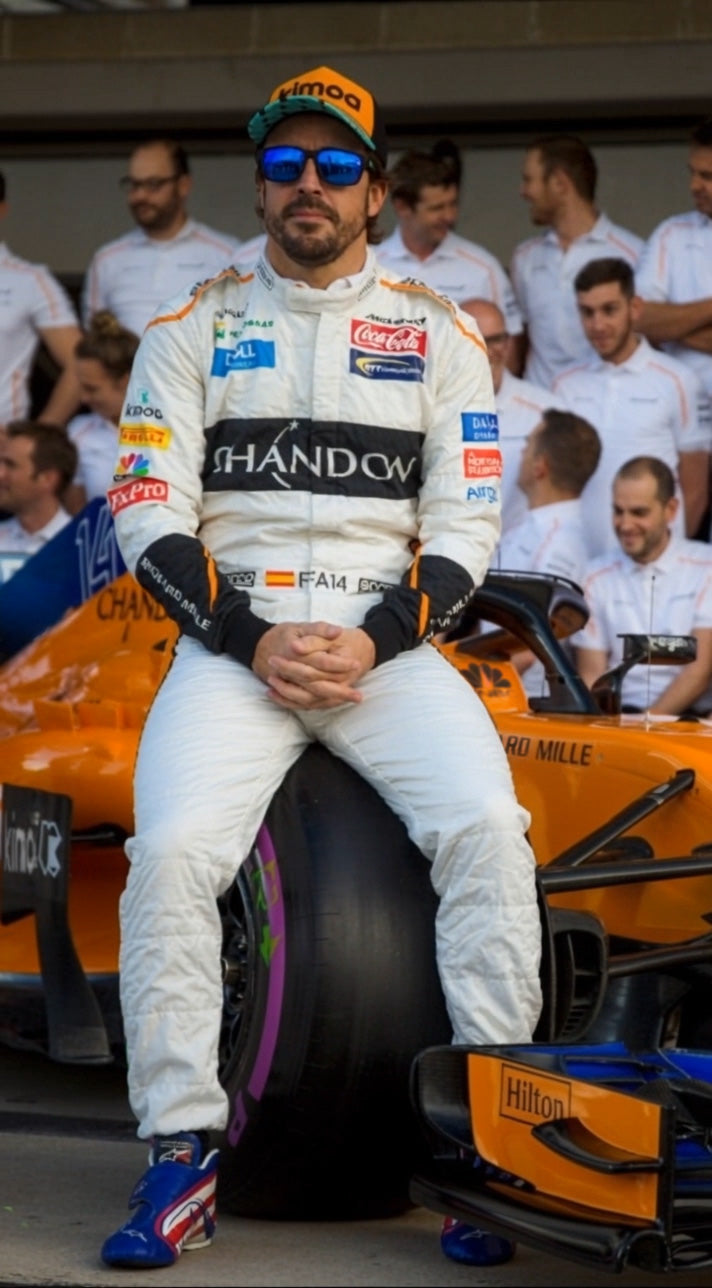 2018 Fernando Alonso US GP Special Used McLaren F1 Boots