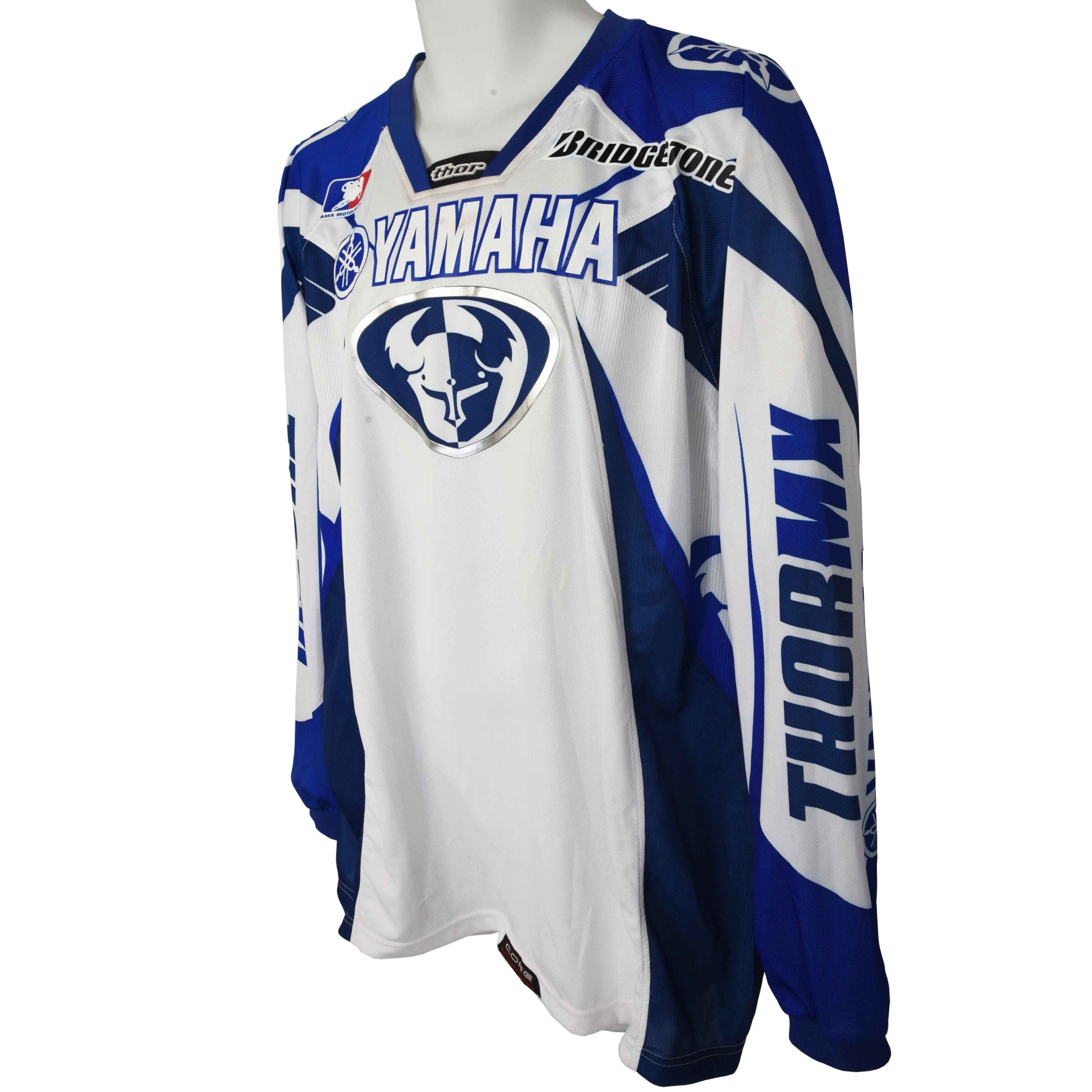 2004 Chad Reed Signed Race Used Yamaha THQ AMA Supercross Jersey
