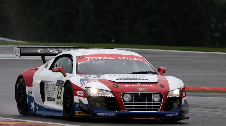 2011 Arie Luyendyk Signed Race Used Spa 24hr Race Stand 21 Sportscar Racing Boots