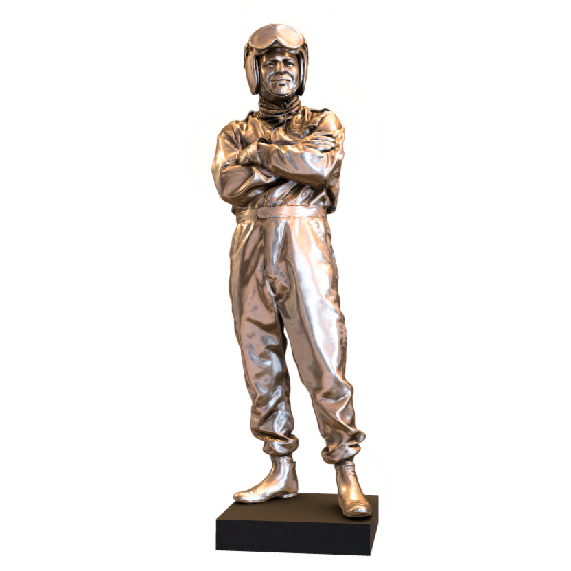 Bruce McLaren Limited Edition of 25 McLaren Racing Paul Oz Bronze Statue