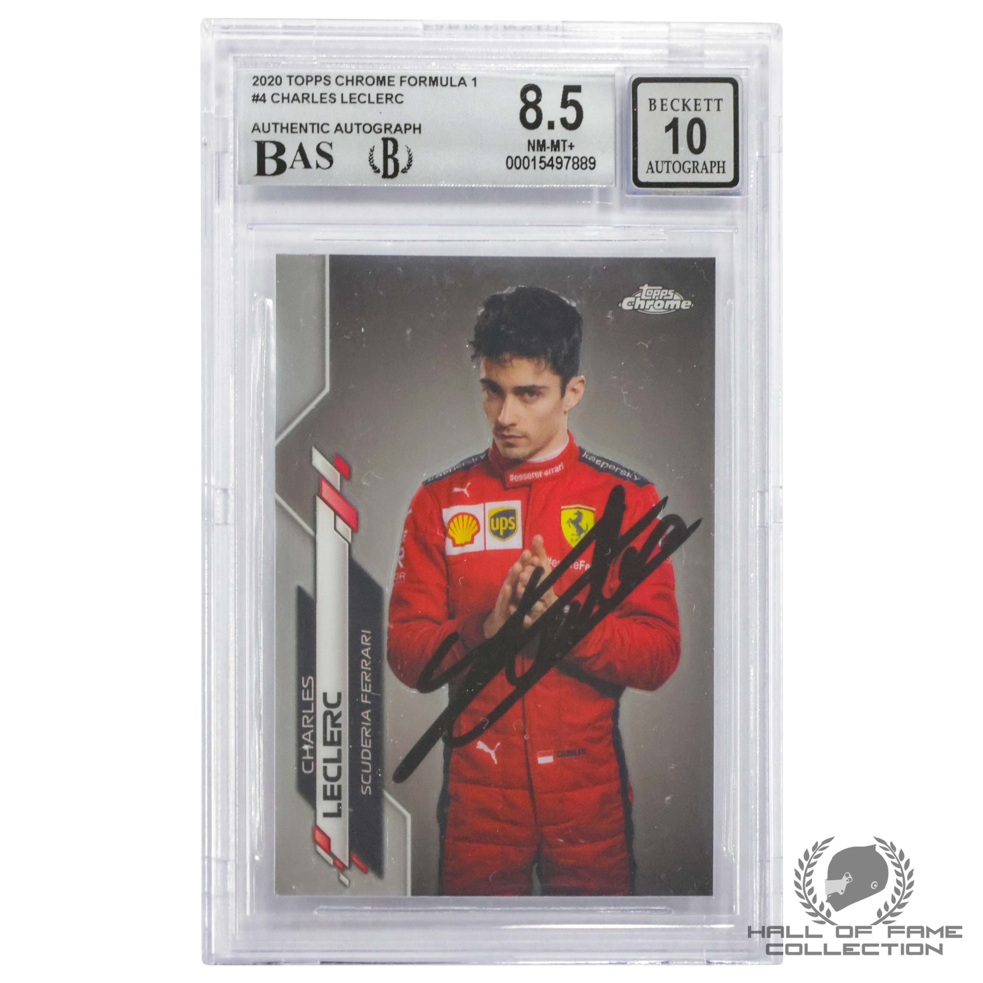 2020 Topps Chrome Formula 1 In-person Autograph Card Colleciton